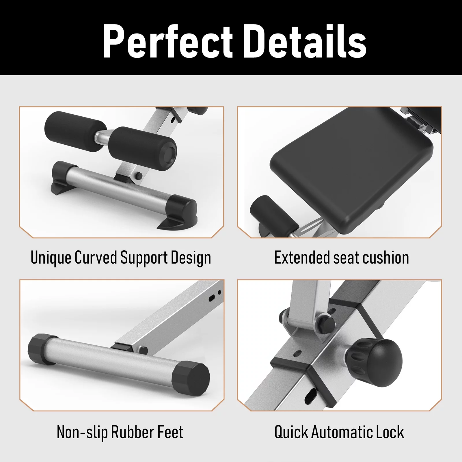 Leikefitness Dumbbell Weight Bench Adjustable Benches Incline Decline Workout Gym 660 lb Adjustment - Womvr