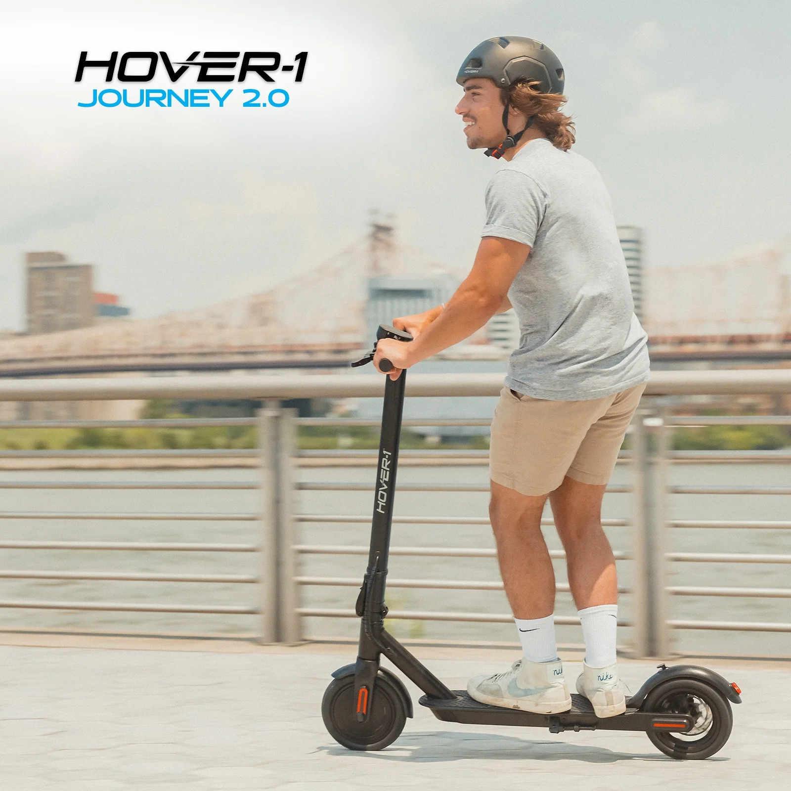 Hover-1 Journey 2.0 Self Balancing Electric Scooter for Teens, 16 mph Max Speed, UL 2272 Certified, Black - Womvr
