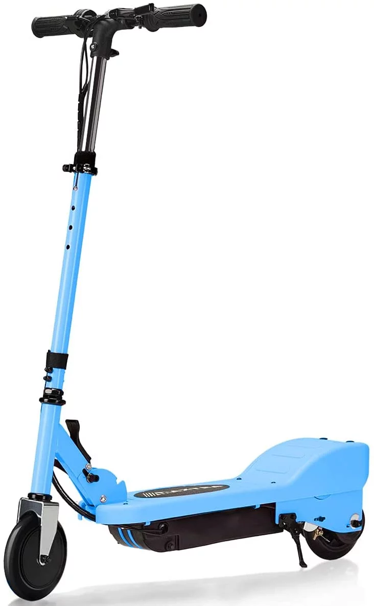 Maxtra Scooters E100 Folding Electric Scooter with Adjustable Handlebar for Kids Ages 6-12, up to 10 MPH, 155 Lbs. Max Load - Womvr