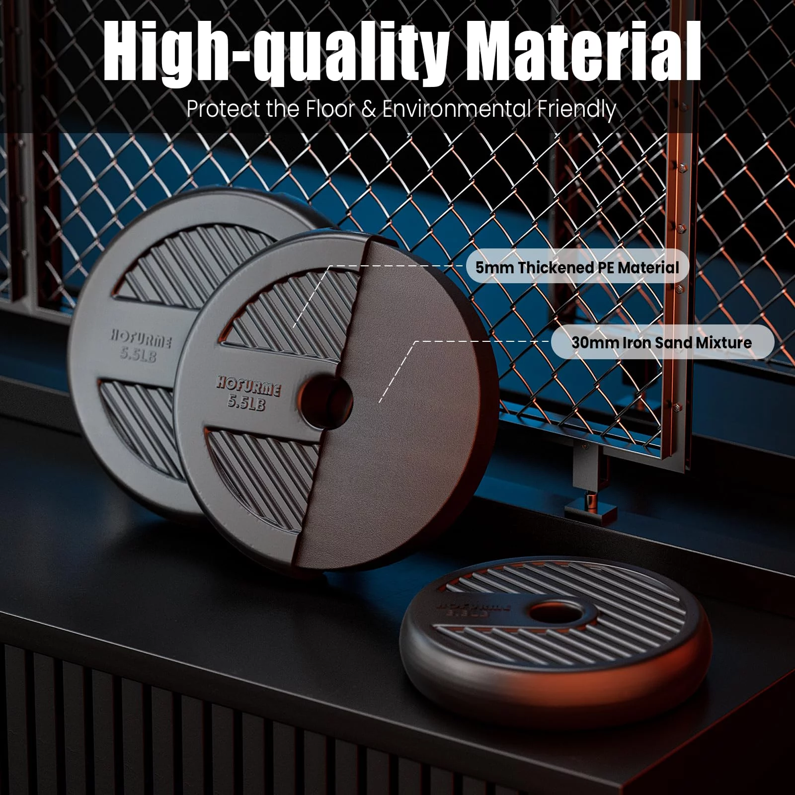 Peradix 77lbs Adjustable Dumbbell Set, Free Weights Dumbbells Set for Lifting Workout Gym Home Fitness , Black - Womvr