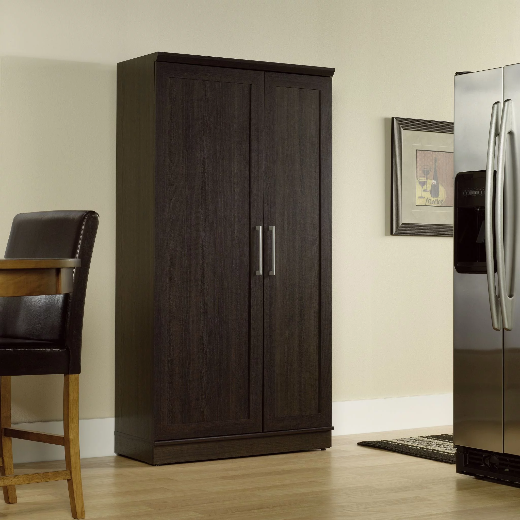Sauder HomePlus Storage Cabinet, Soft White Finish - Womvr