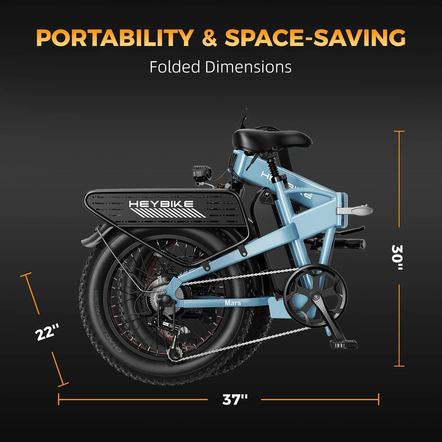 Heybike Mars 2.0 Electric Bike for Adults, 20