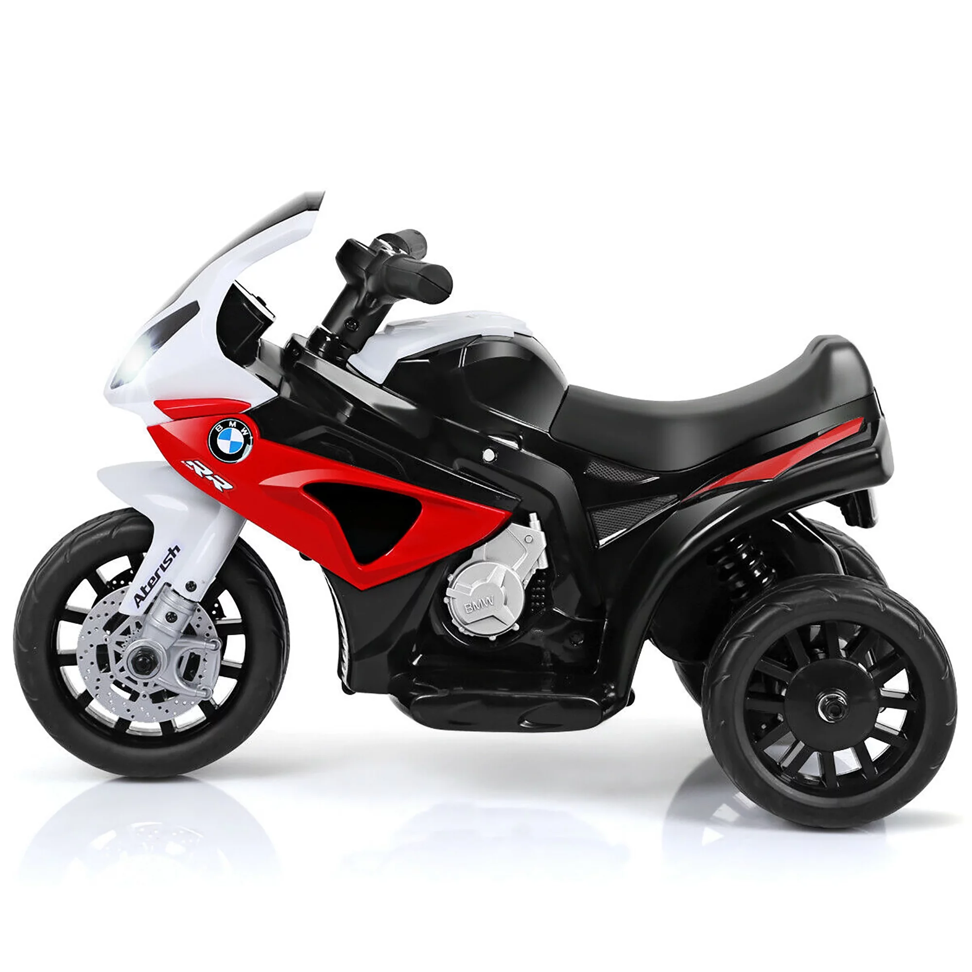 Costway Kids Ride On Motorcycle BMW Licensed 6V Electric 3 Wheels Bicycle with Music & Light (Suitable for 18-36 Months Age) - Womvr