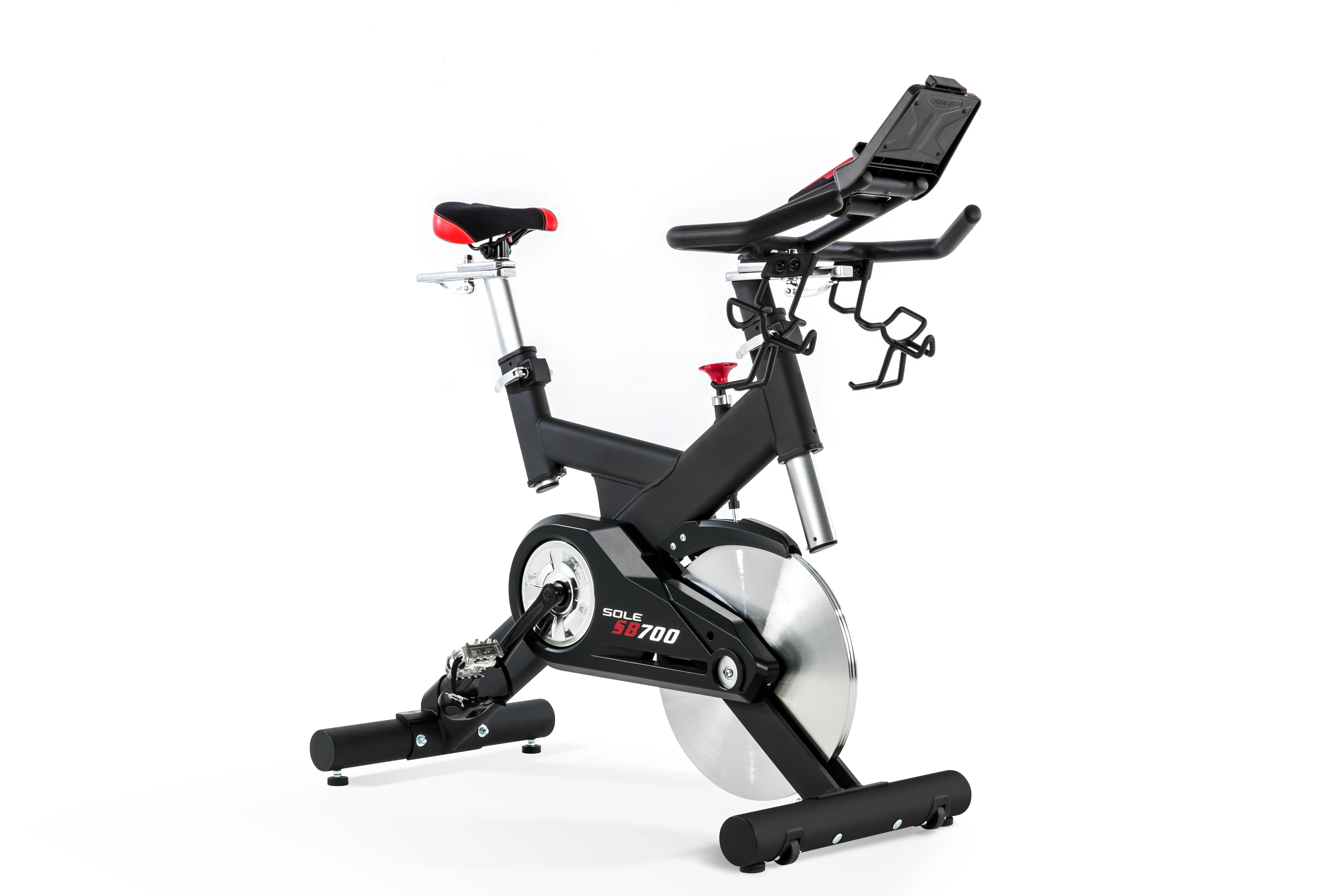 SOLE Fitness SB700 Indoor Stationary Adjustable Cycling Bike Cardio Home Exercise Workout Equipment - Womvr