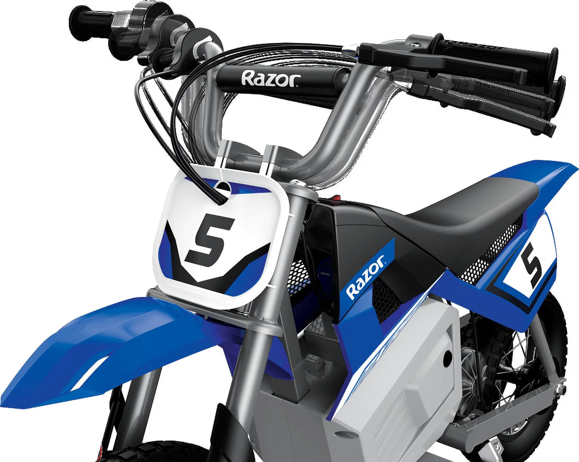 Razor Dirt Rocket MX350 - Black with Decals Included, 24V Electric-Powered Dirt Bike for Kids 13+ - Womvr