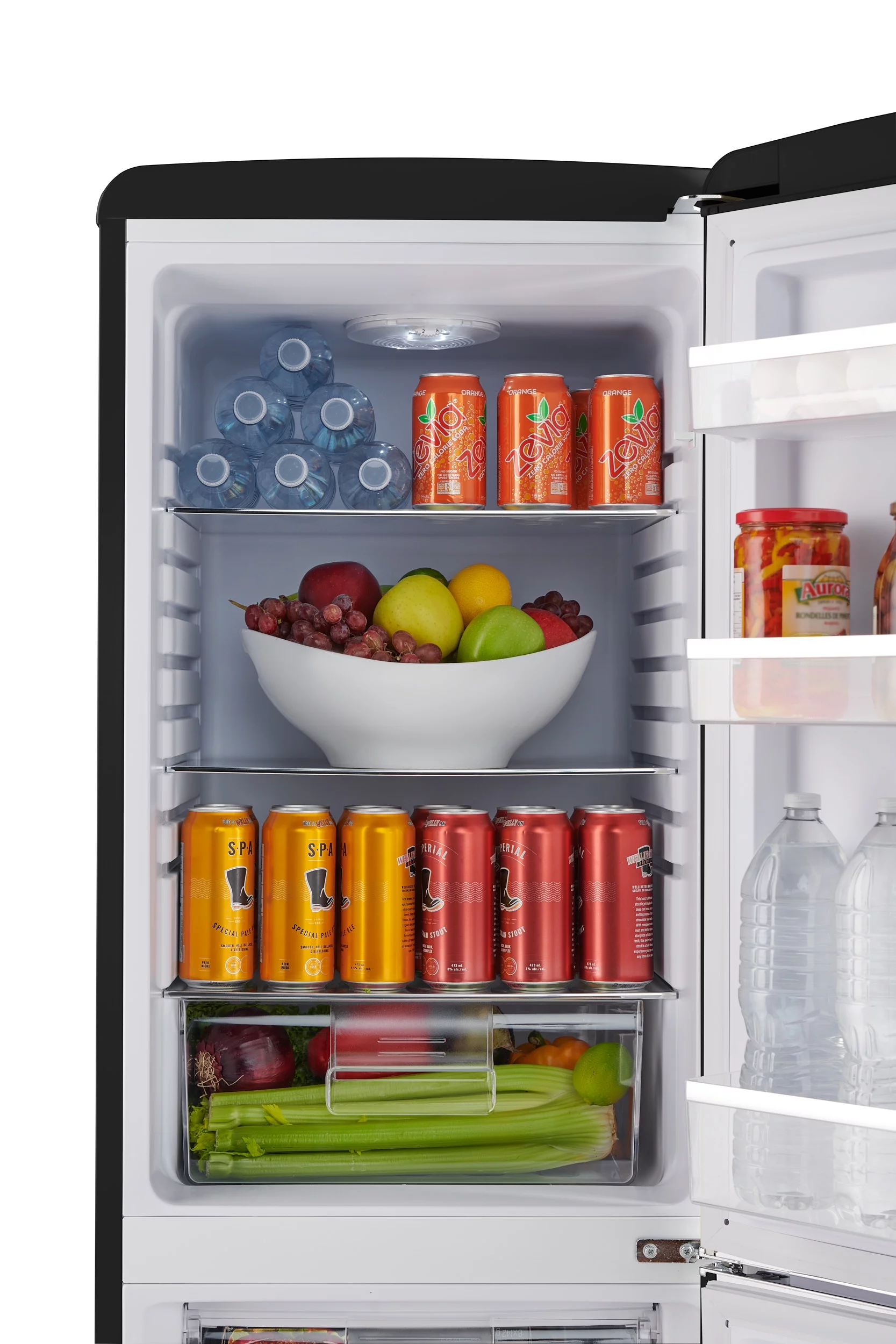 iio 7 cu. ft. Retro refrigerator with bottom freezer - Womvr