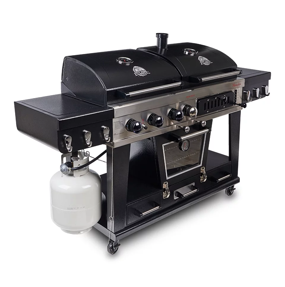 Pit Boss Memphis Ultimate Gas and Charcoal Combo Grill with Electric Smoker - Womvr