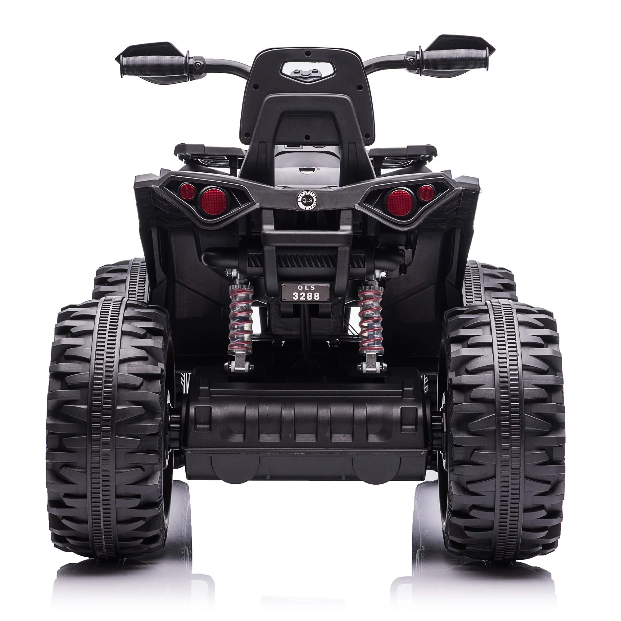 4x4 Kids Ride on ATV, 2 Seater 24 Volt Ride on Toys, 800W 4-Wheeler Quad Car for Big Kids, Black - Womvr