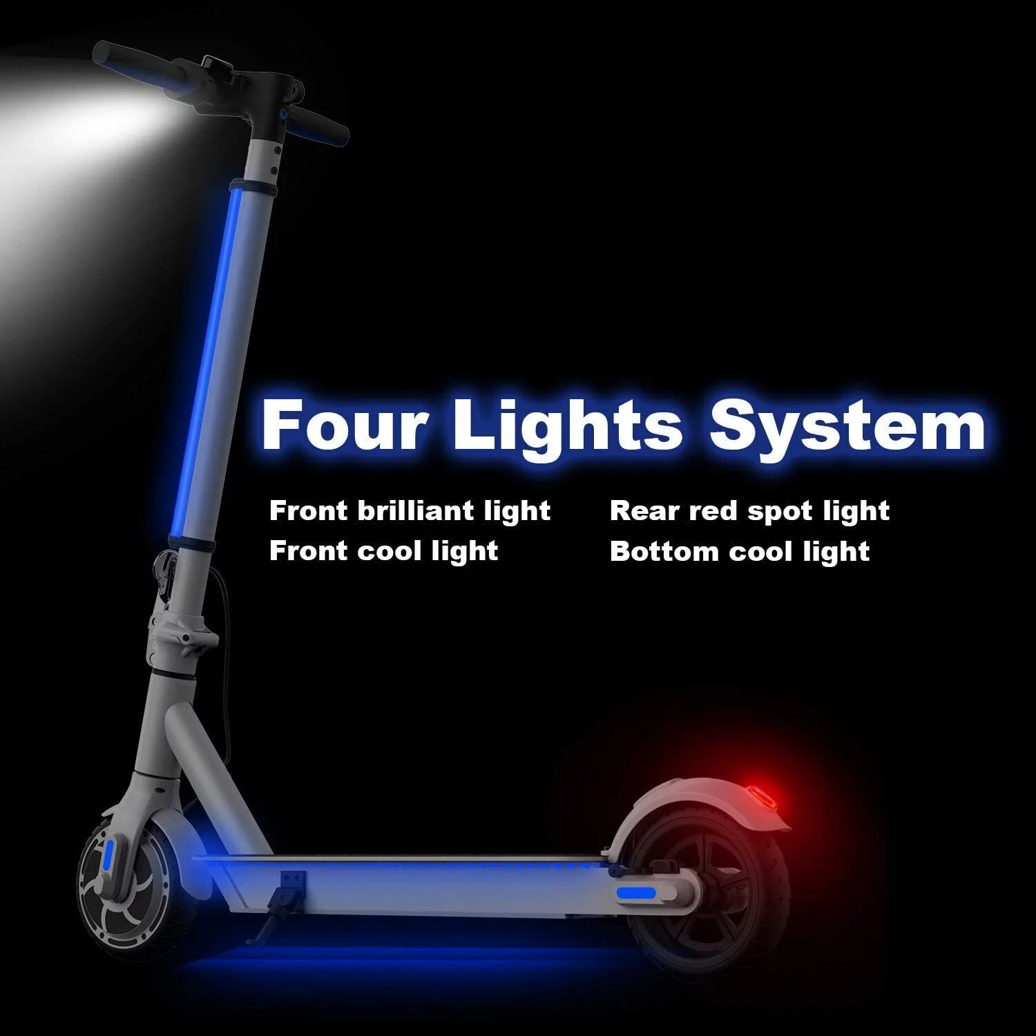 Hiboy S2 Lite Electric Scooters for Adults Teens 13 MPH & 10.6 Miles, 6.5