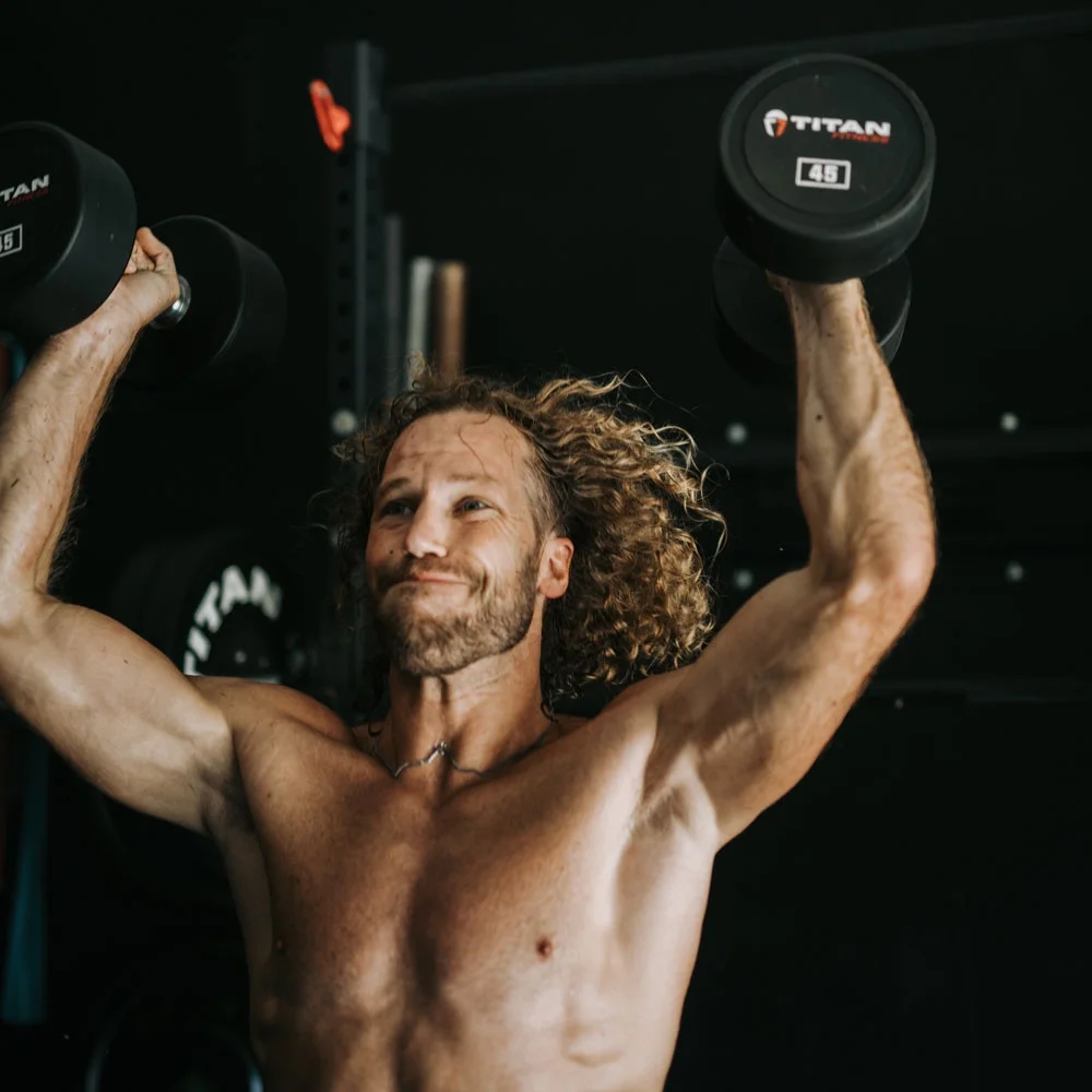 Titan Fitness 25 lb. Pair Round Urethane Dumbbells - Womvr