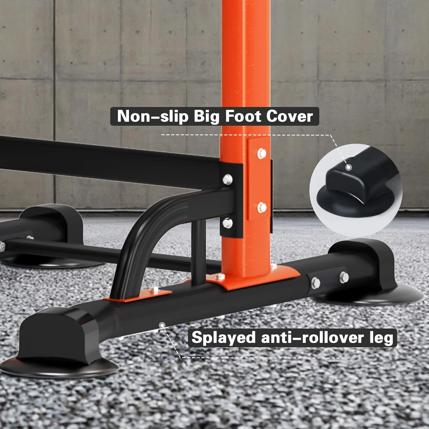 SOGES Height Adjustable Power Tower Dip Stands Pull up Bar Strength Training for Home Gym Black - Womvr