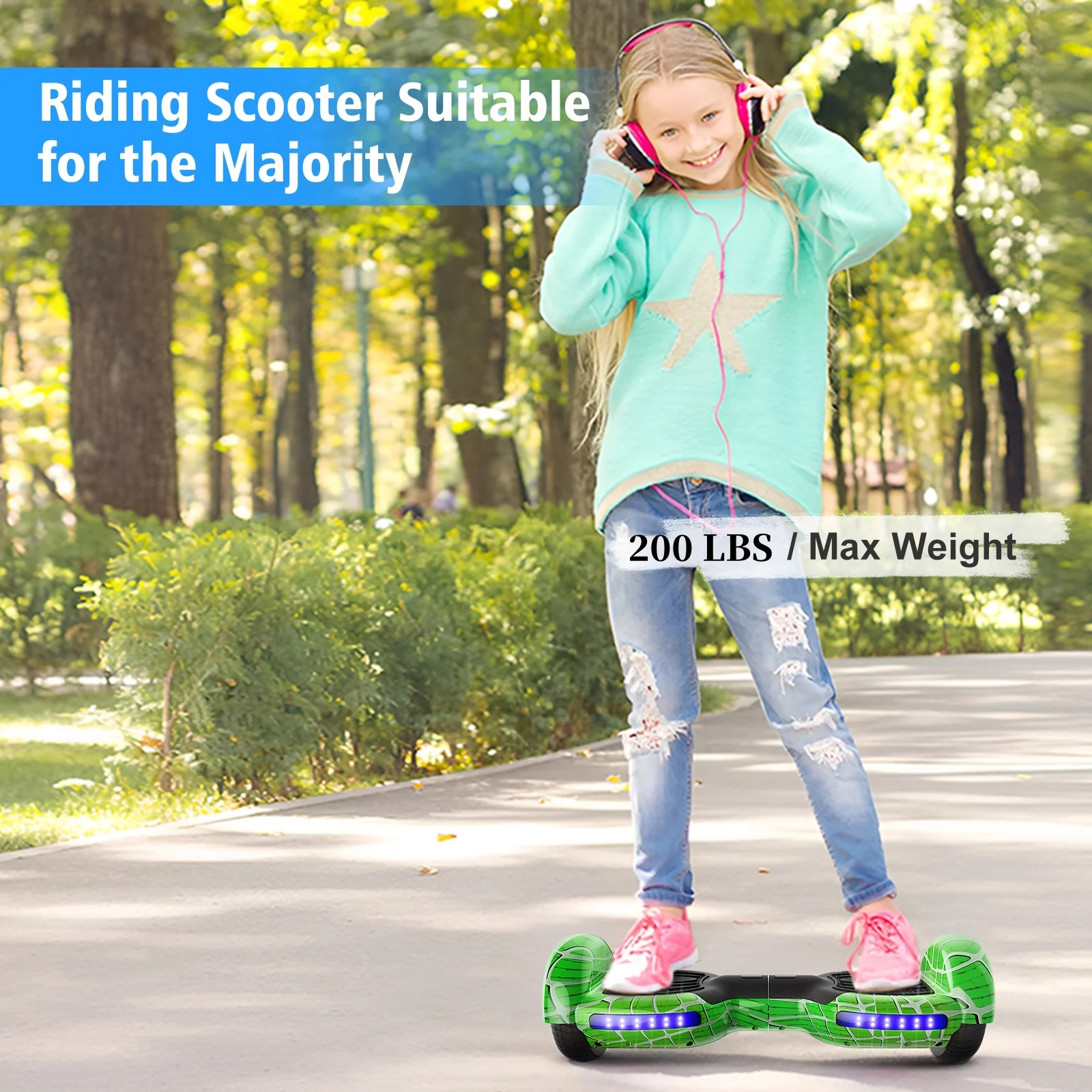 JOLEGE Hoverboard Go Kart Combo, 6.5