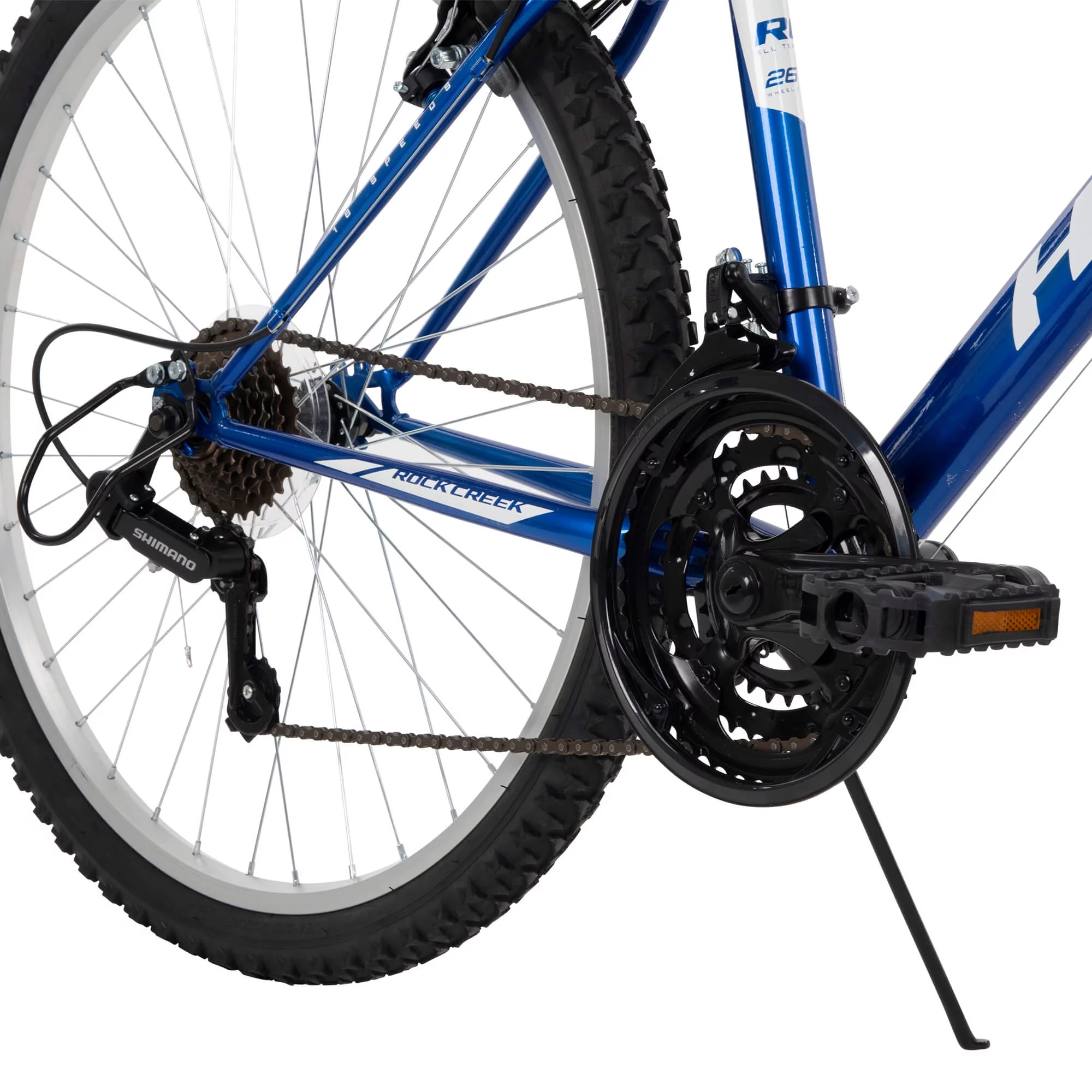 Huffy 26-inch Rock Creek Men's Mountain Bike, Blue - Womvr
