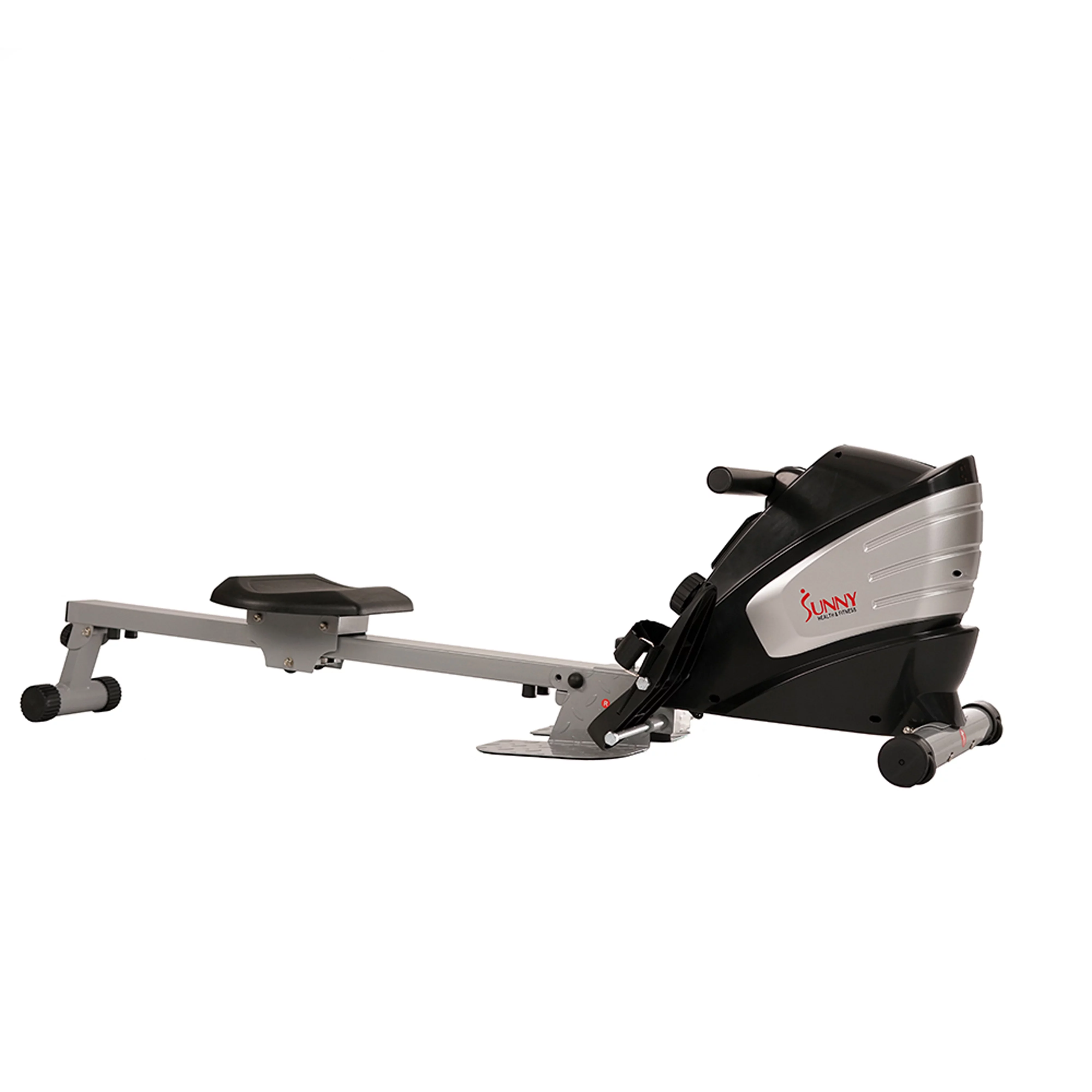 Sunny Health & Fitness SF-RW5622 Dual Function Magnetic Rowing Machine Rower w/ LCD Monitor - Womvr