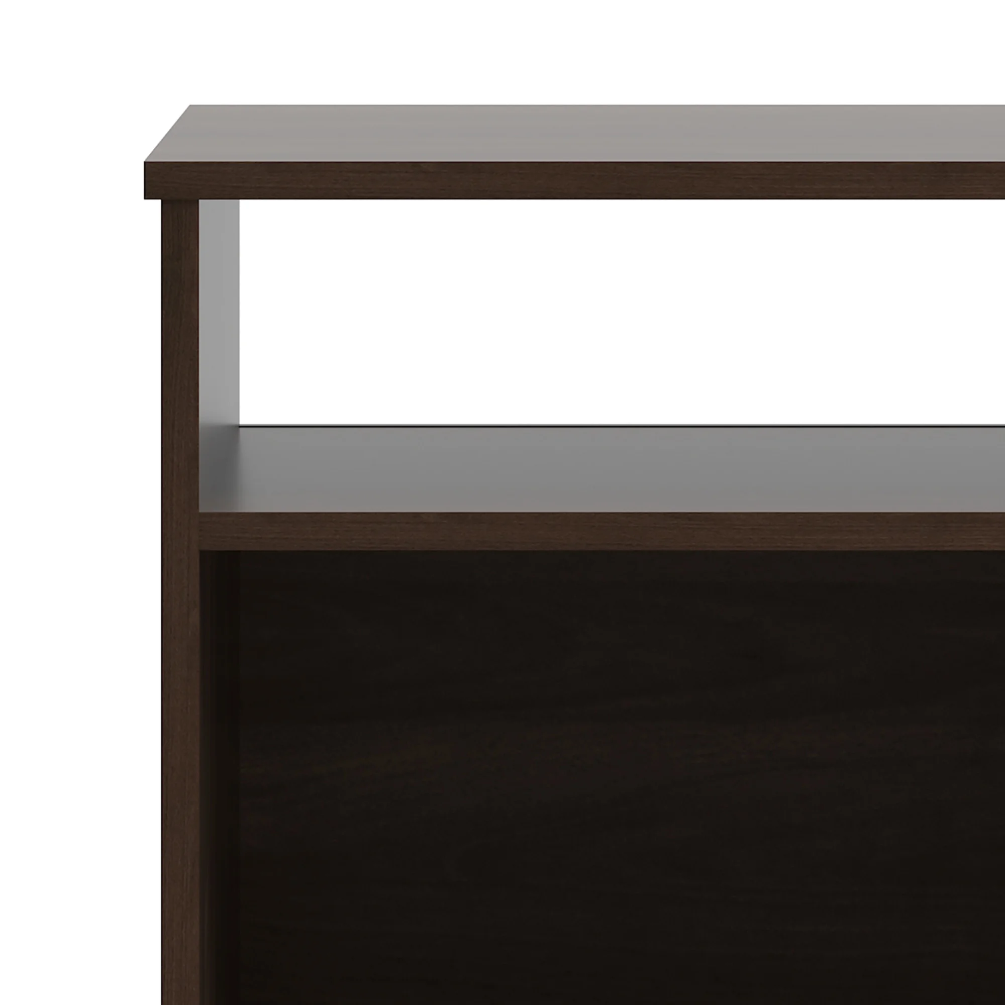 Mainstays Ardent Open Shelf Nightstand, White - Womvr