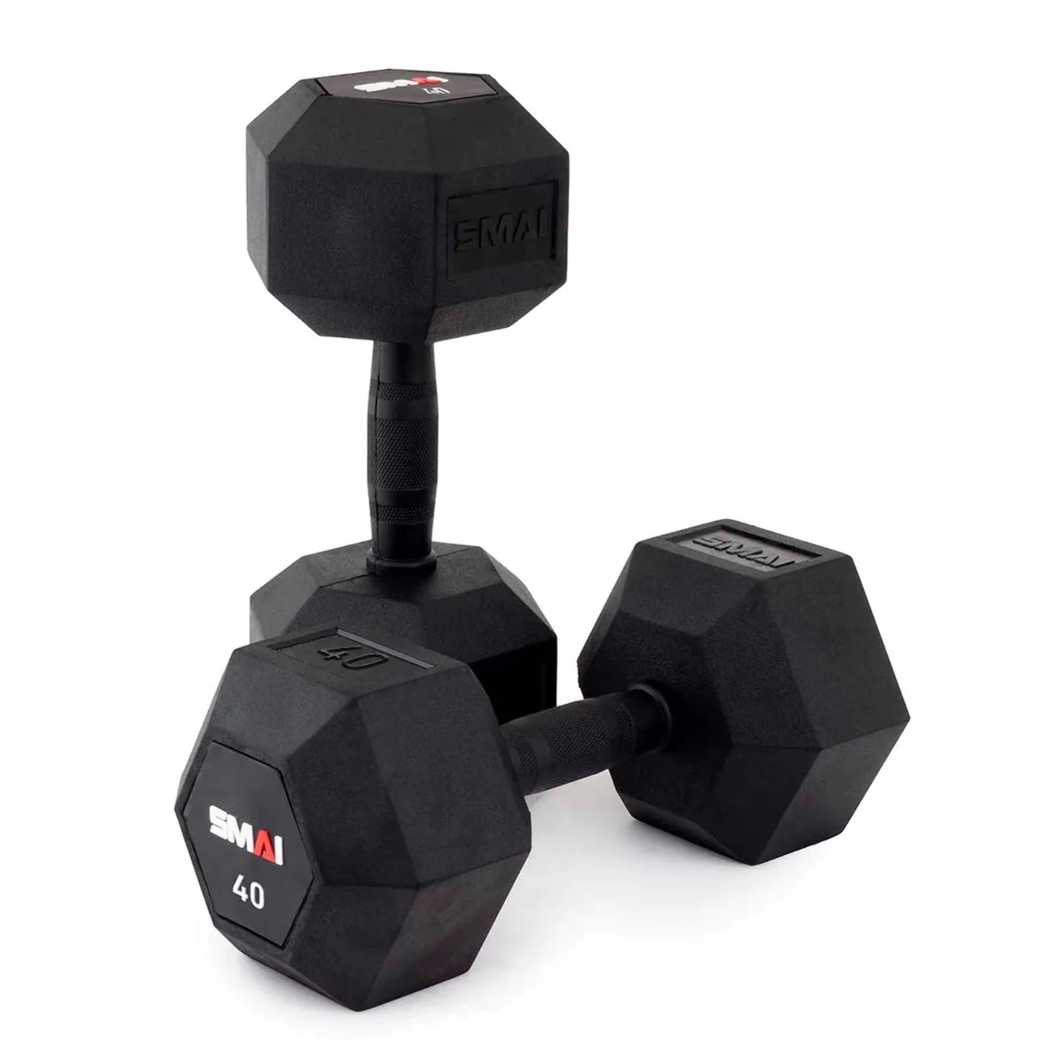 SMAI Rubber Hex Dumbbells (Pair) - Womvr
