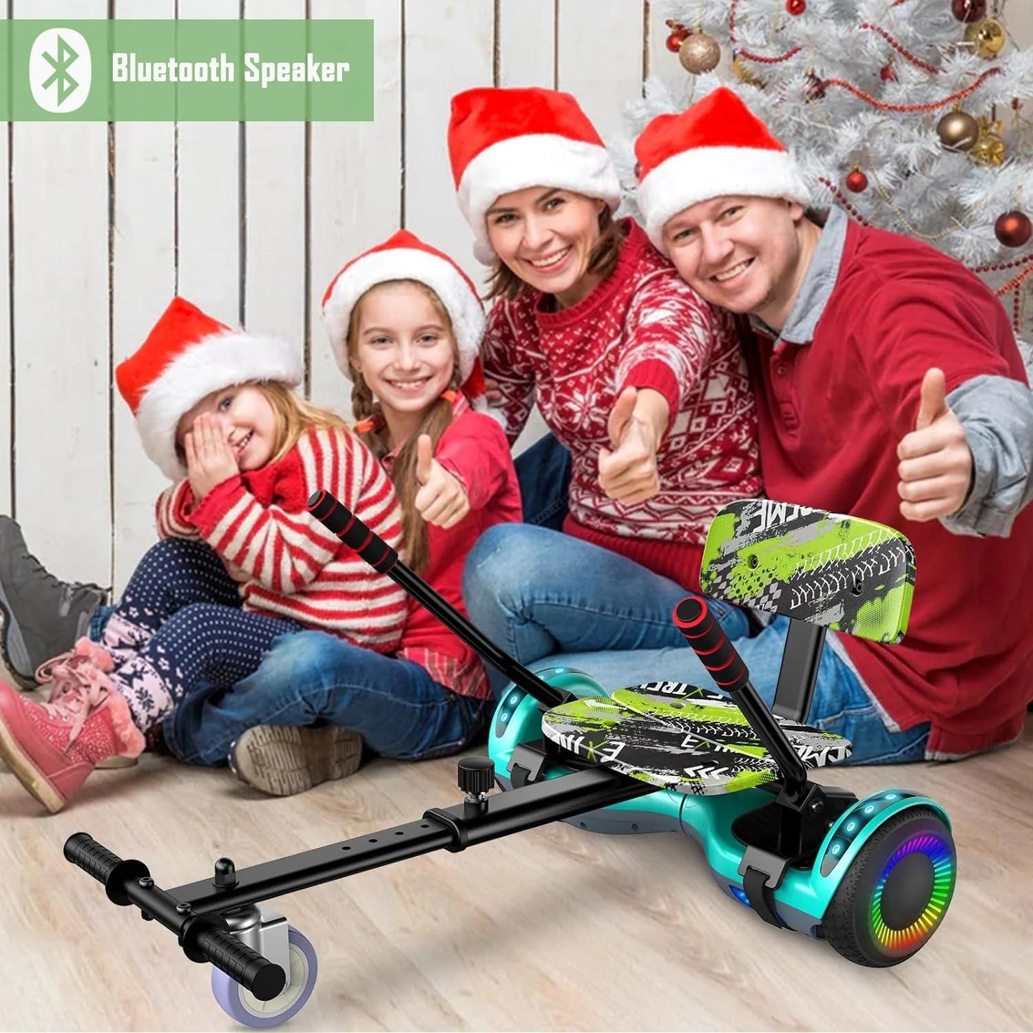 JOLEGE Hoverboard Go Kart Combo, 6.5