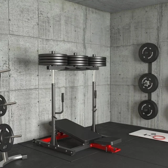 syedee Vertical Leg Press Machine, 600LBS Leg Strengthening Workout Machine with Transport Wheels and 3 Height Choice - Womvr