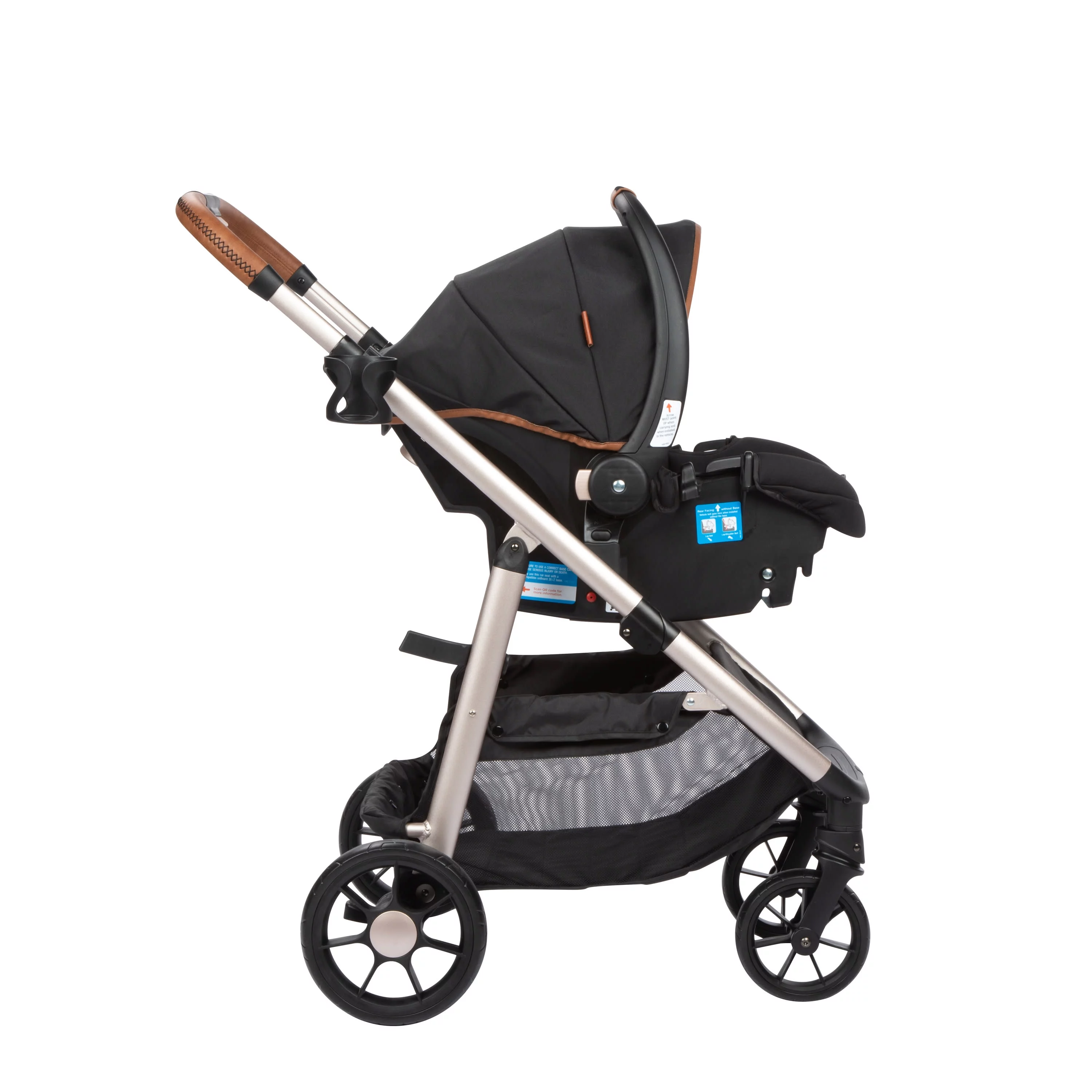 Monbebe 6-in-1 Modular Travel System, Plaid - Womvr