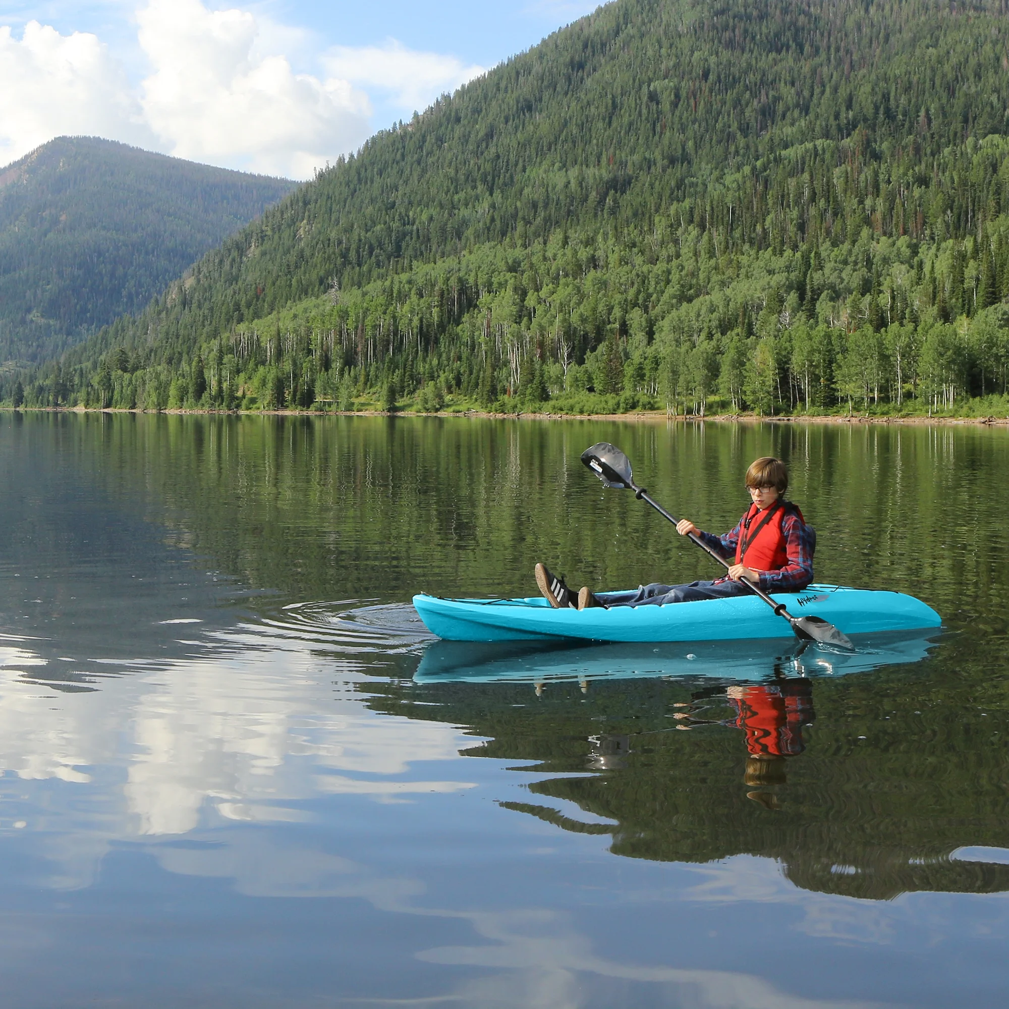 Lifetime Hydros 101 inch Sit-on-Top Kayak, Glacier Blue (90594) - Womvr
