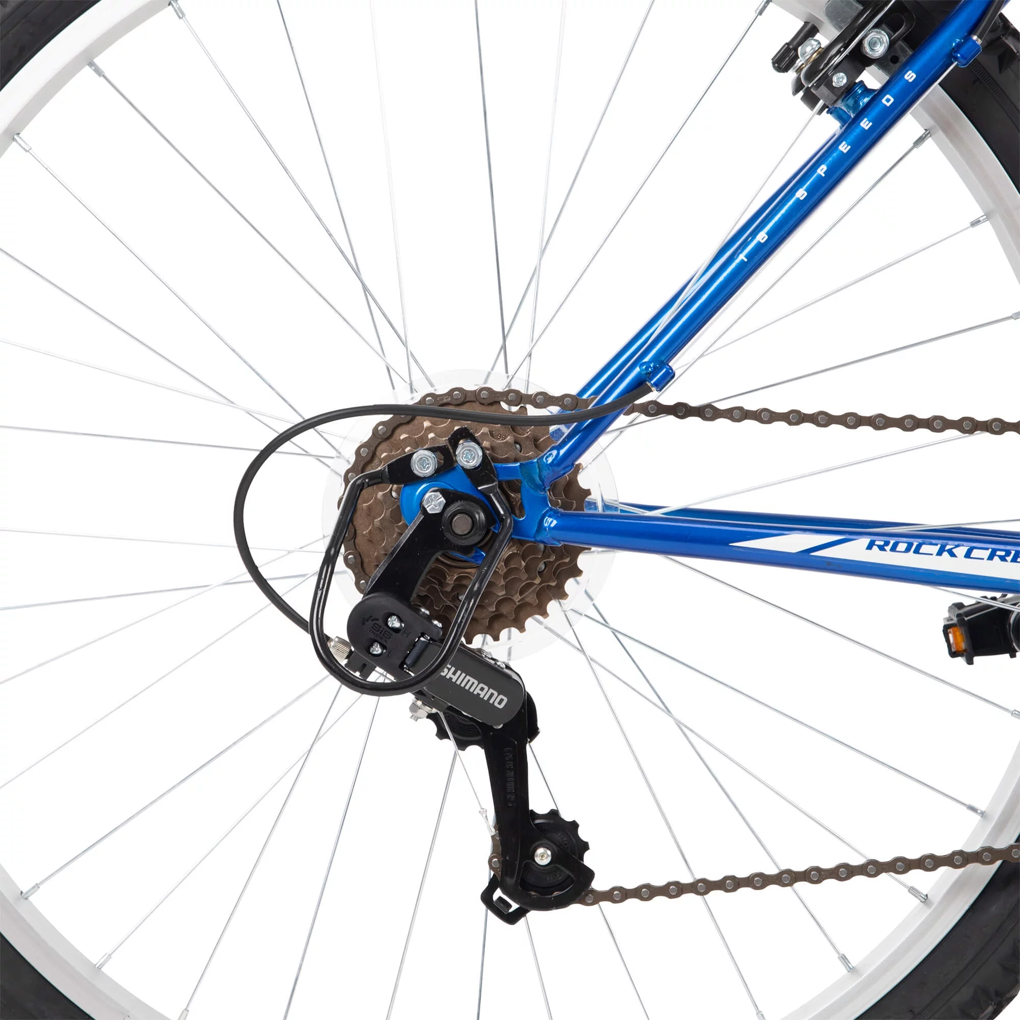 Huffy 26-inch Rock Creek Men's Mountain Bike, Blue - Womvr