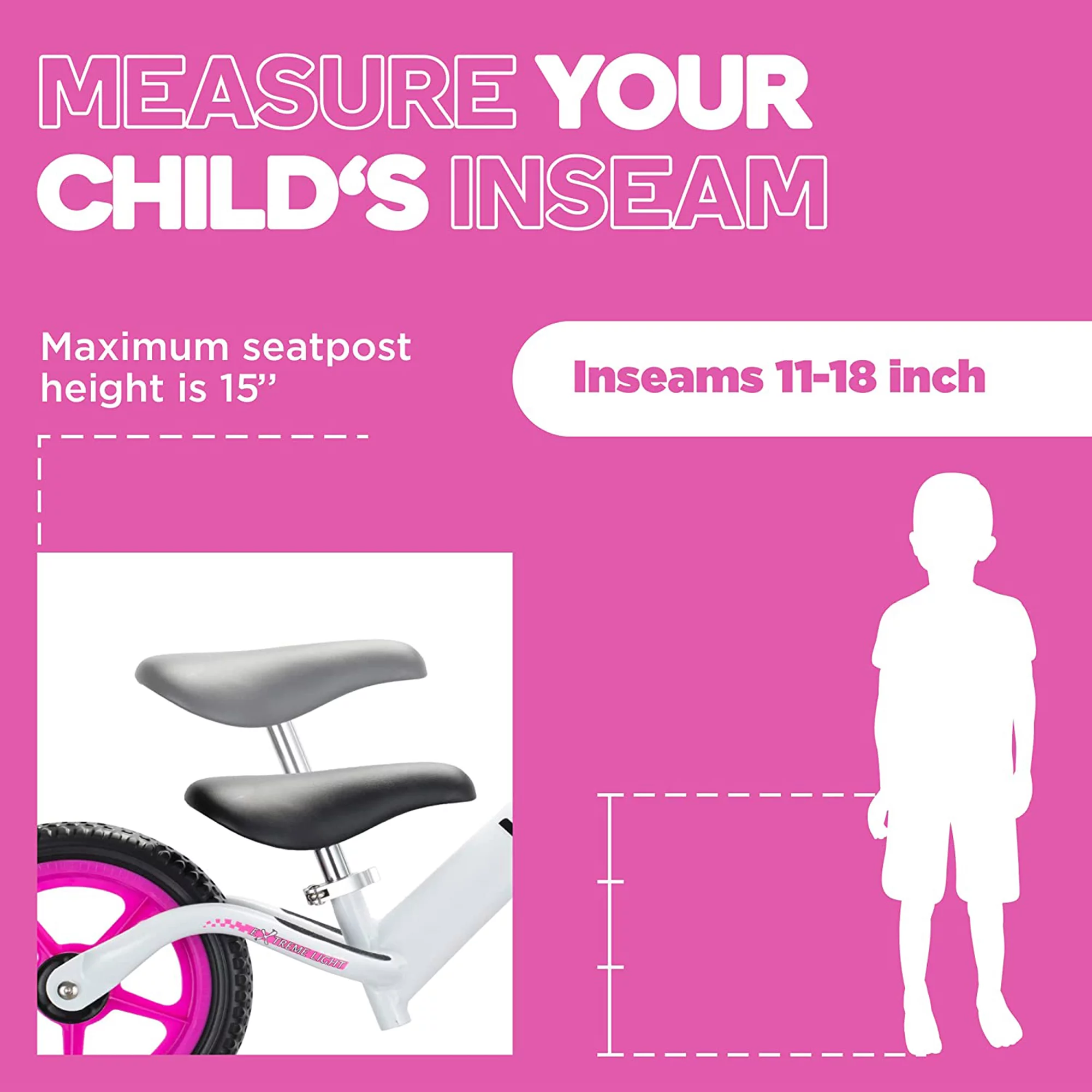 Bixe Aluminum Toddler Balance Bike Lightweight 12” No-Pedal Training Bike for Kids, Purple - Womvr