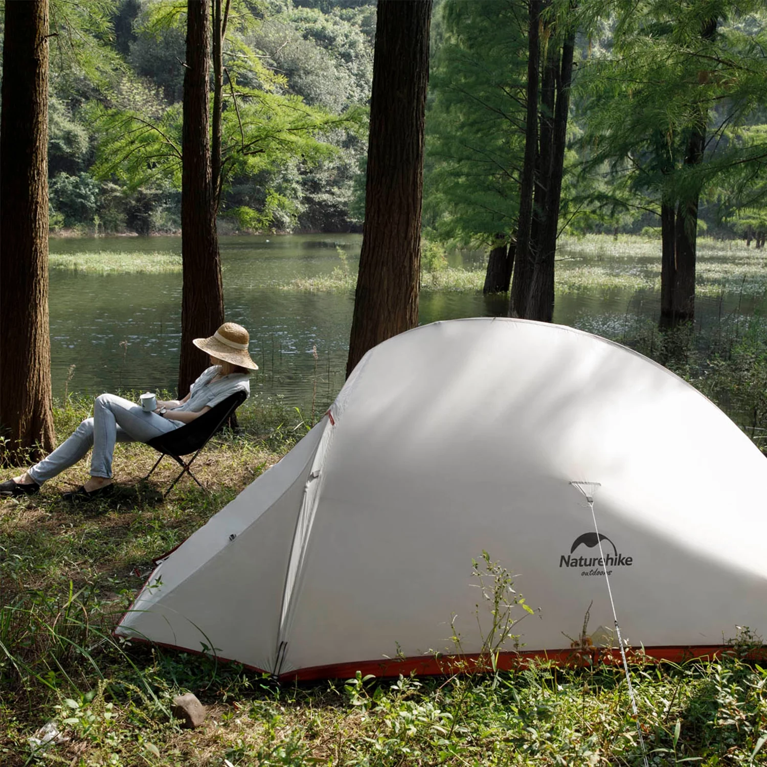 Naturehike Cloud-Up 1/2/3 Person Backpacking Tent Lightweight Waterproof - Womvr