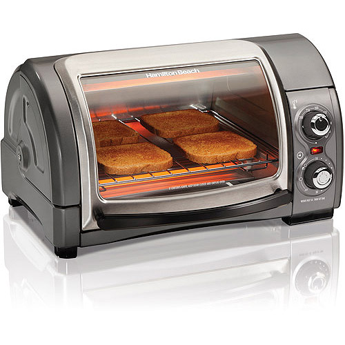 Hamilton Beach Easy Reach 4 Slice Toaster Oven, Model# 31334D - Womvr