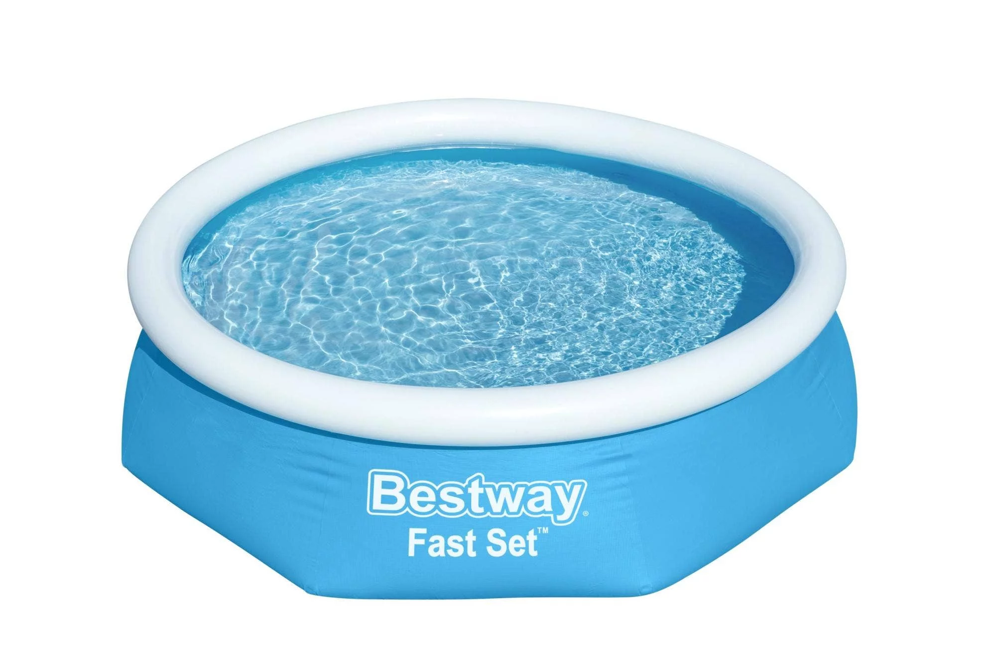 Bestway Fast Set 8 X 24 Round Inflatable Pool - Womvr