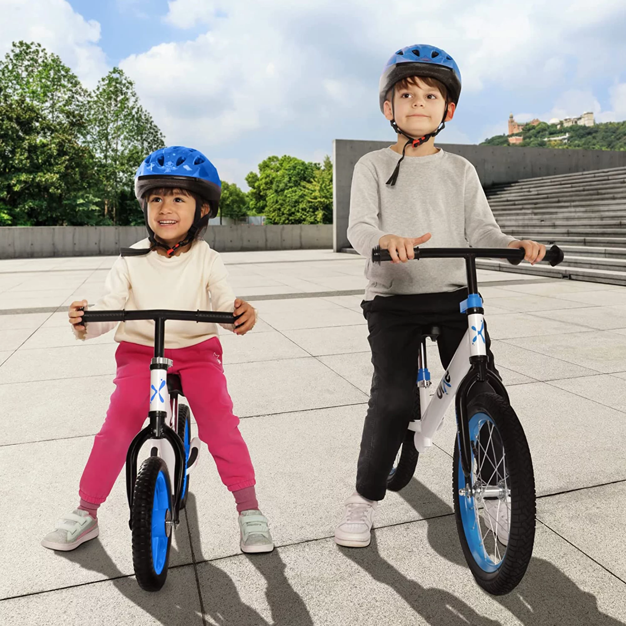 Bixe Aluminum Toddler Balance Bike Lightweight 12” No-Pedal Training Bike for Kids, Purple - Womvr