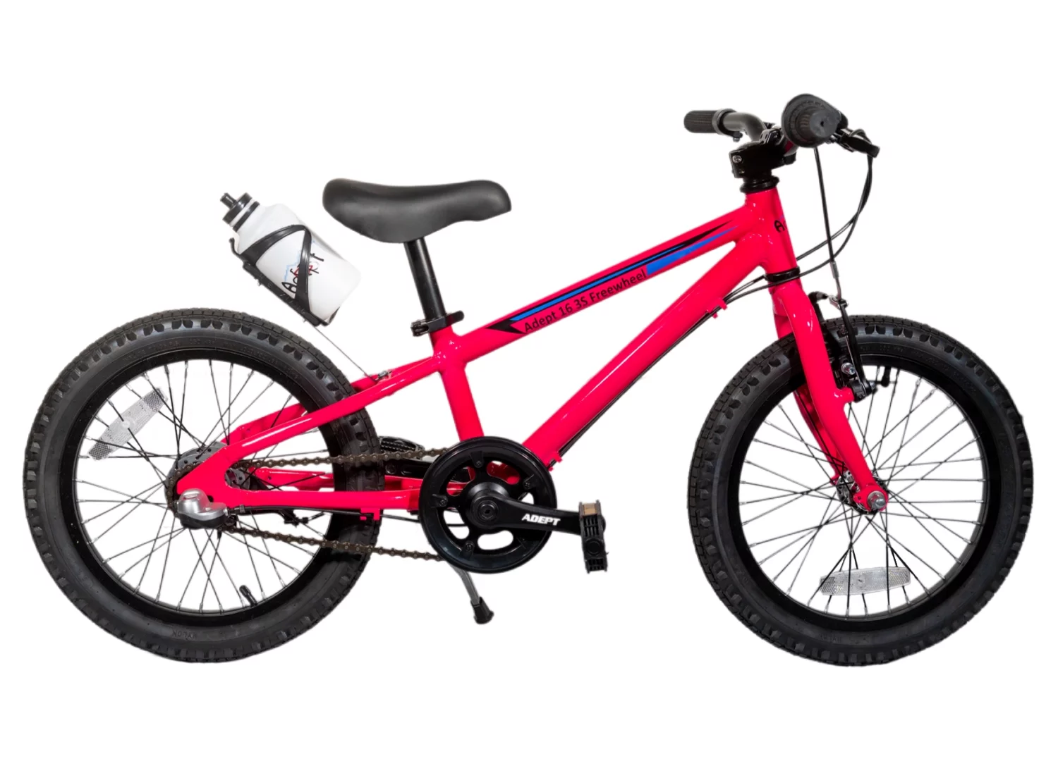 Adept 16 3S Freewheel by Adept Family brand. Lightweight 3 Speed 16 Inch Kids Bike with Shimano Internal Gears. The only 16 inch bikes with gears. 16 inch mountain bike. - Womvr