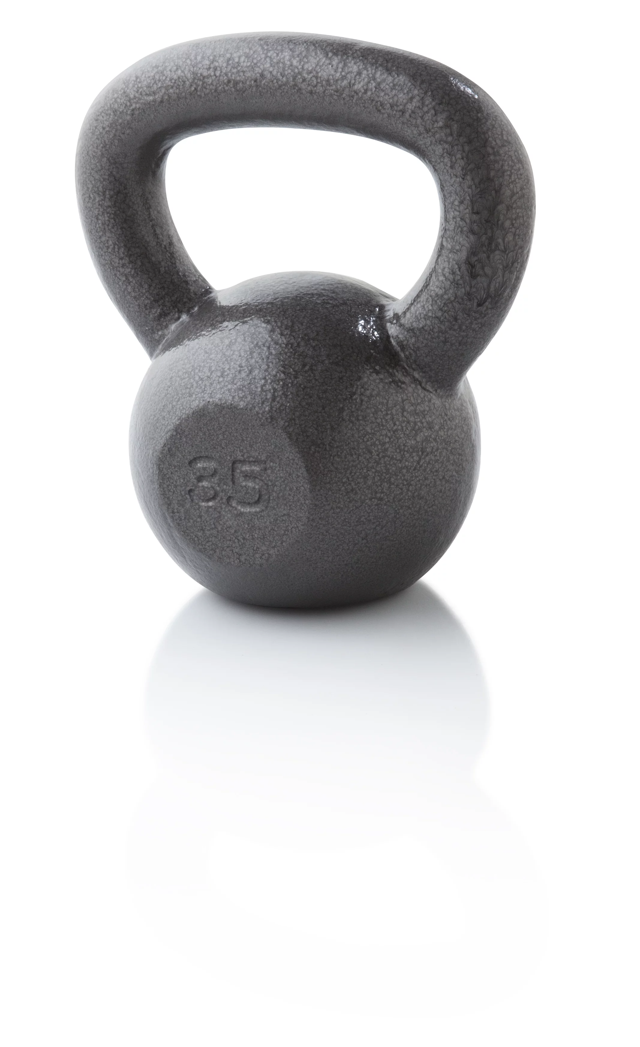 Weider, 30lb Cast Iron Hammertone Finish Kettlebell, Single - Womvr