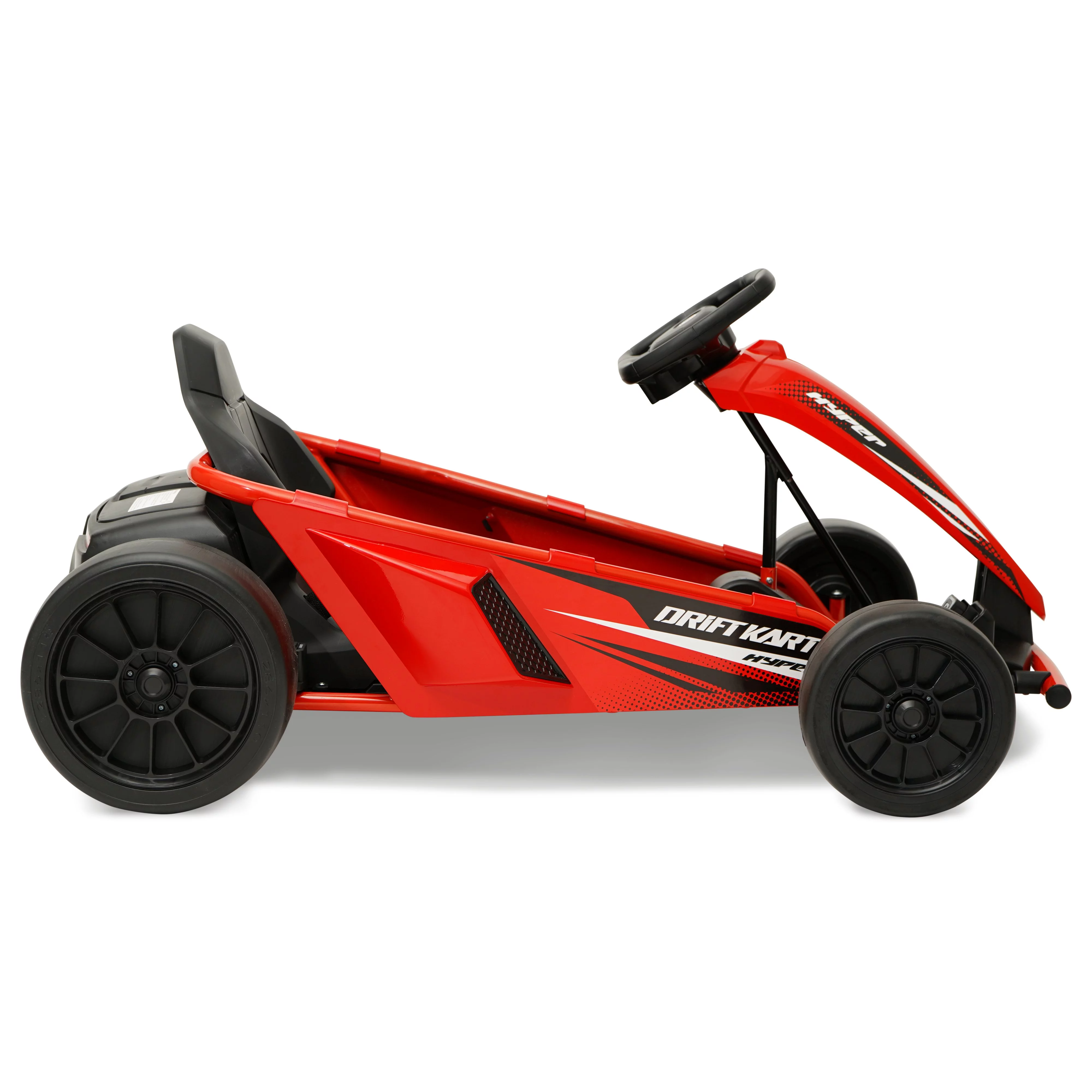 Hyper Toys 24V Drifting Go Kart Ride On for Kids, Red - Womvr