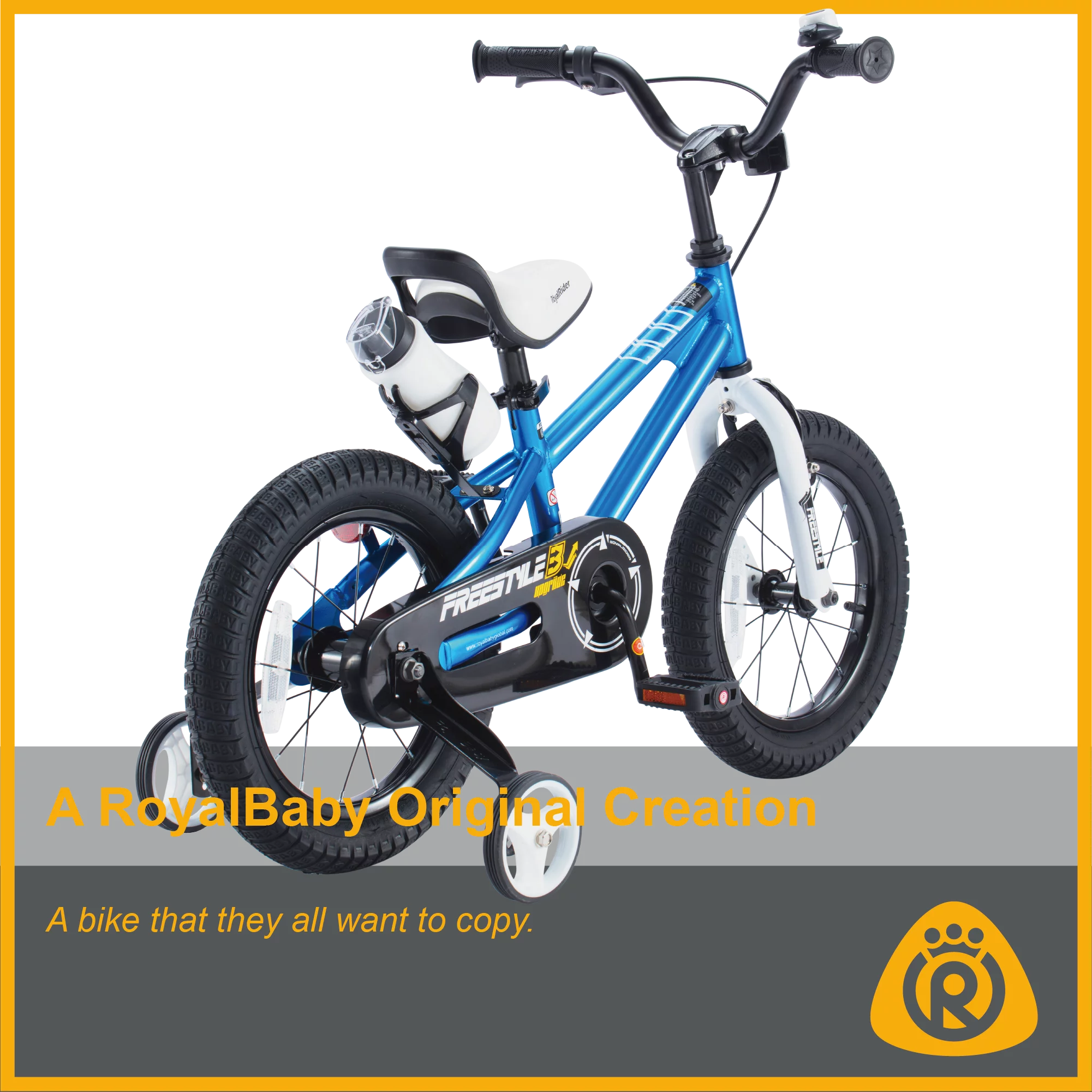Royalbaby Freestyle Kids Bike 12 14 16 18 20 Inch Bicycle for Boys Girls Ages 3-12 Years, Multiple Color Options - Womvr