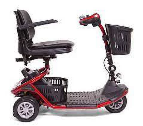 Golden Technologies - LiteRider - Lightweight Travel Scooter - 3-Wheel - Red - Womvr