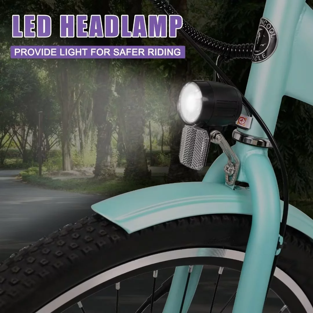 Docred 3 Wheel Electric Bike, 15.5 mph 500W Electric Tricycles for Adult .36V 7 Speeds Electric Trike,24In - Womvr