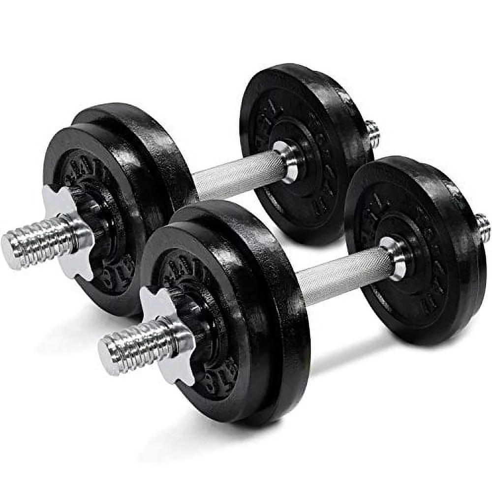Yes4All 100 lbs Adjustable Dumbbells + Dumbbell Connector, Combo/Set - Womvr
