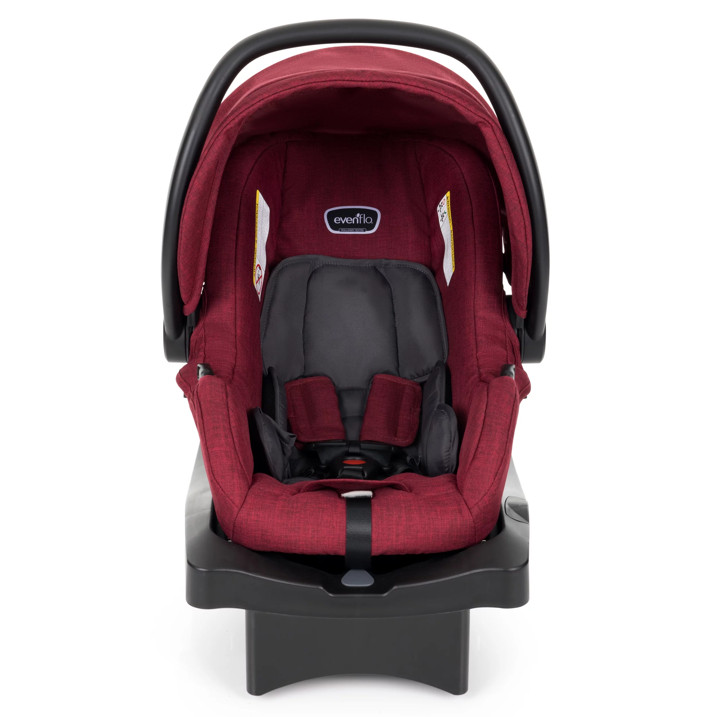 Evenflo Omni Plus Modular Travel System with LiteMax Sport Infant Car Seat, Mylar Gray, Unisex - Womvr