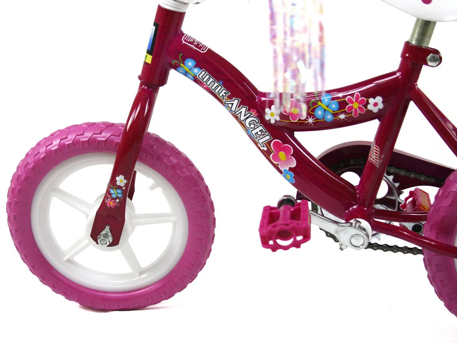Little Angel Flower 12-inch Girls Bike (Pink) - Womvr