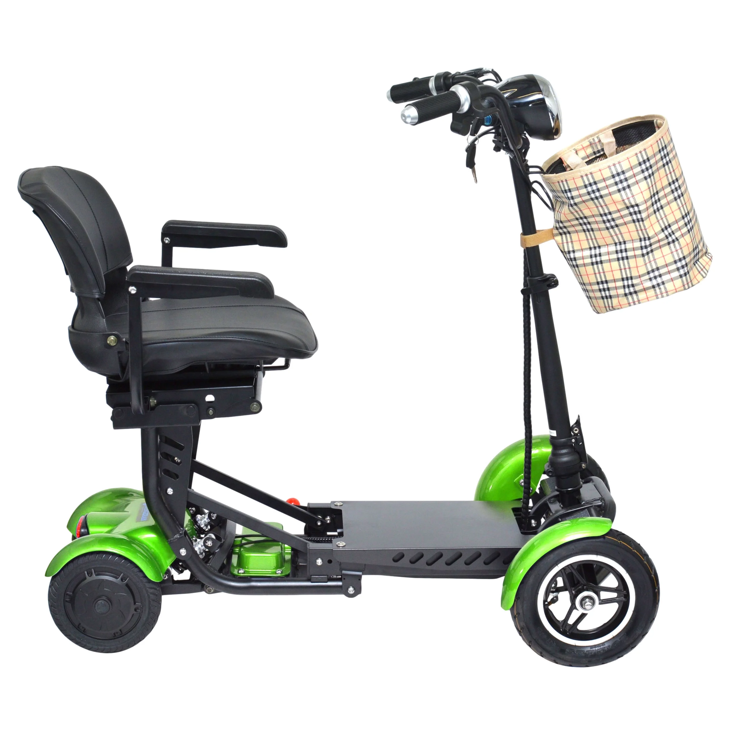 Bangeran Electric Medical Scooter, Powerful Li-on Battery Large Seat, Up to 12 Miles - Silver - Womvr