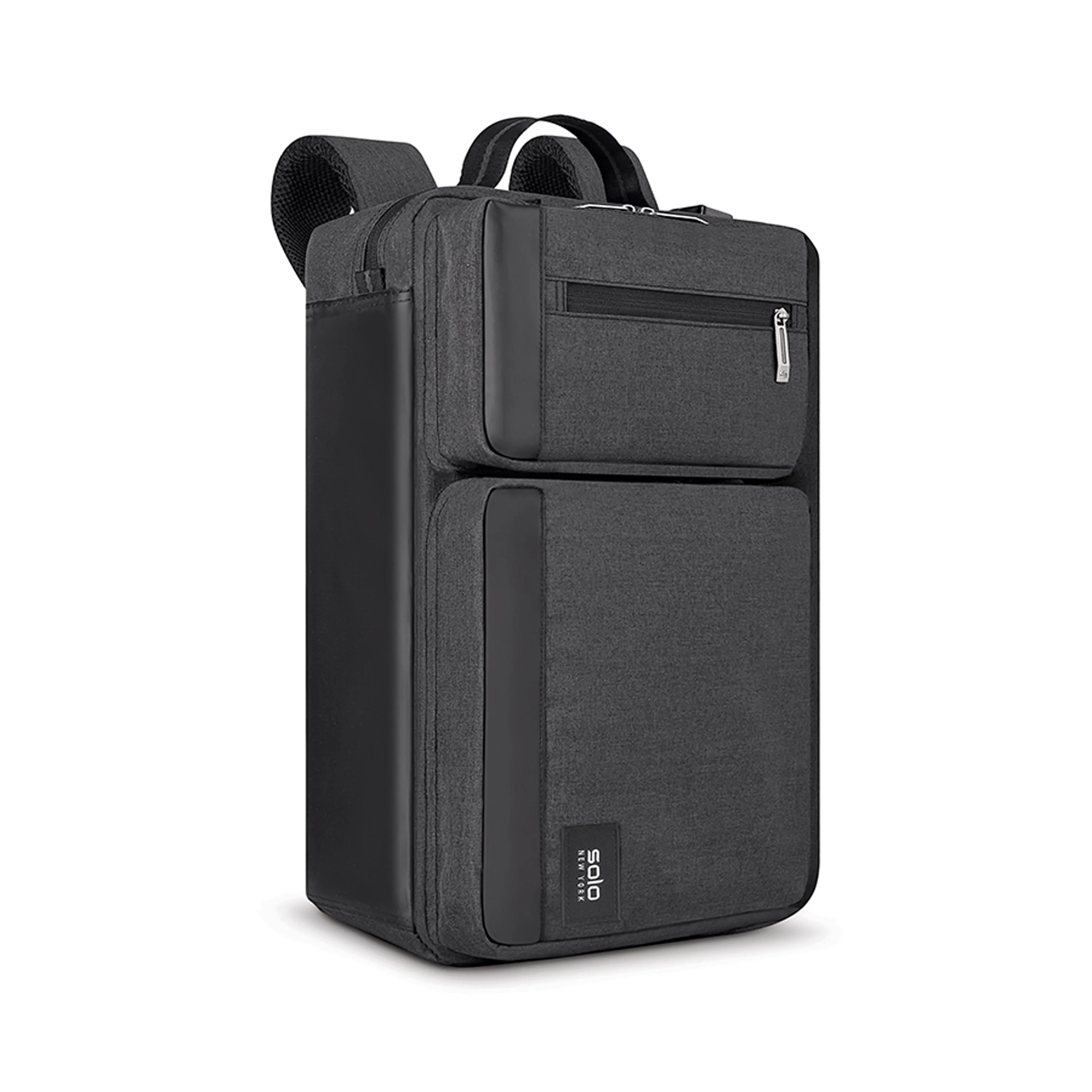 Solo New York Duane Hybrid Briefcase Backpack, Gray, Laptop Tote - Womvr
