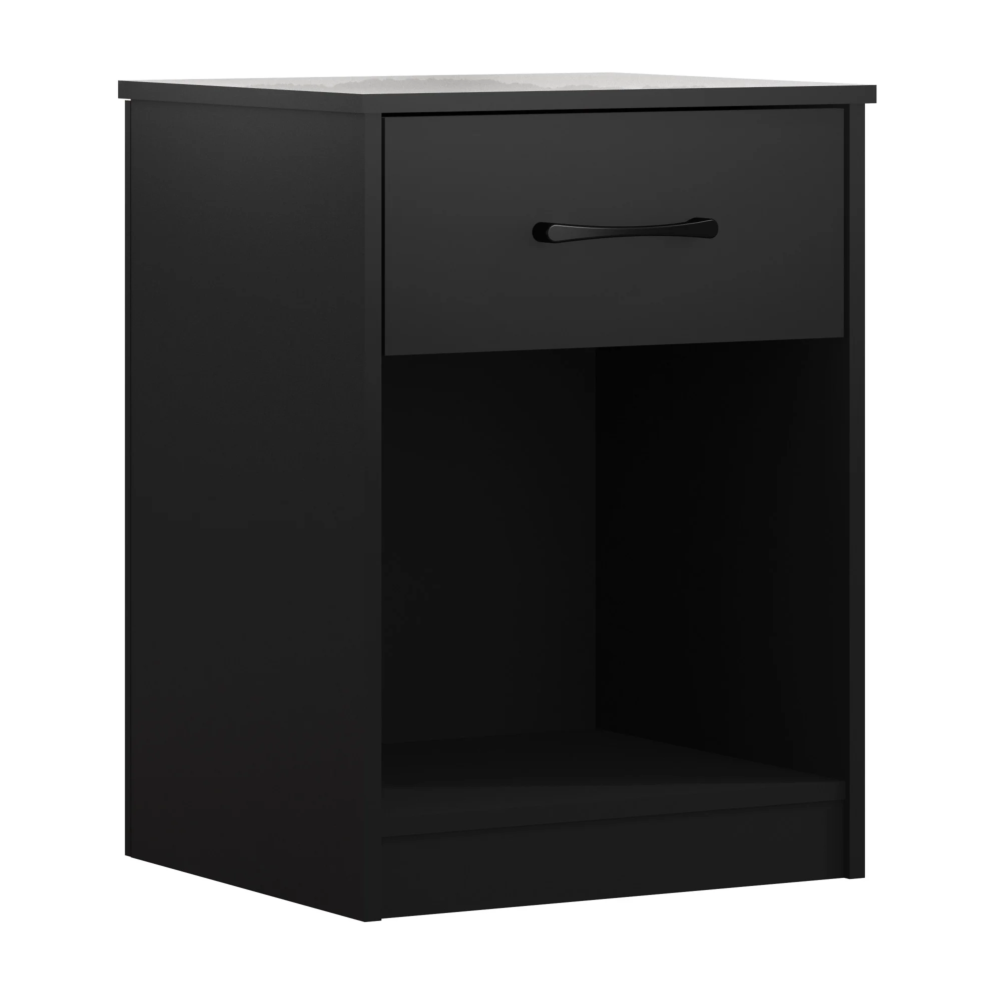 Mainstays Ardent Nightstand with 1 Drawer, White - Womvr