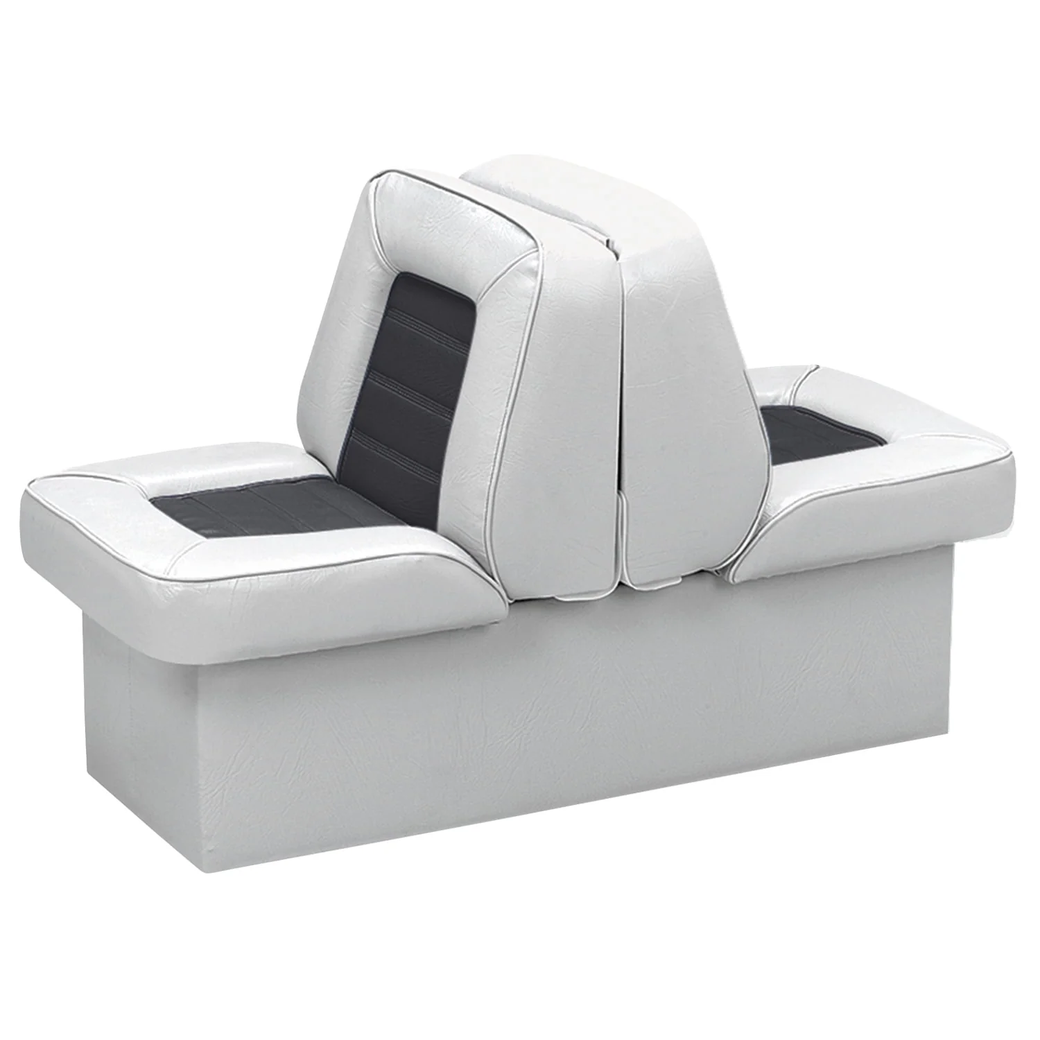 Wise 8WD505P-1-710 Bucket Style Back to Back Lounge Seat, White - Womvr