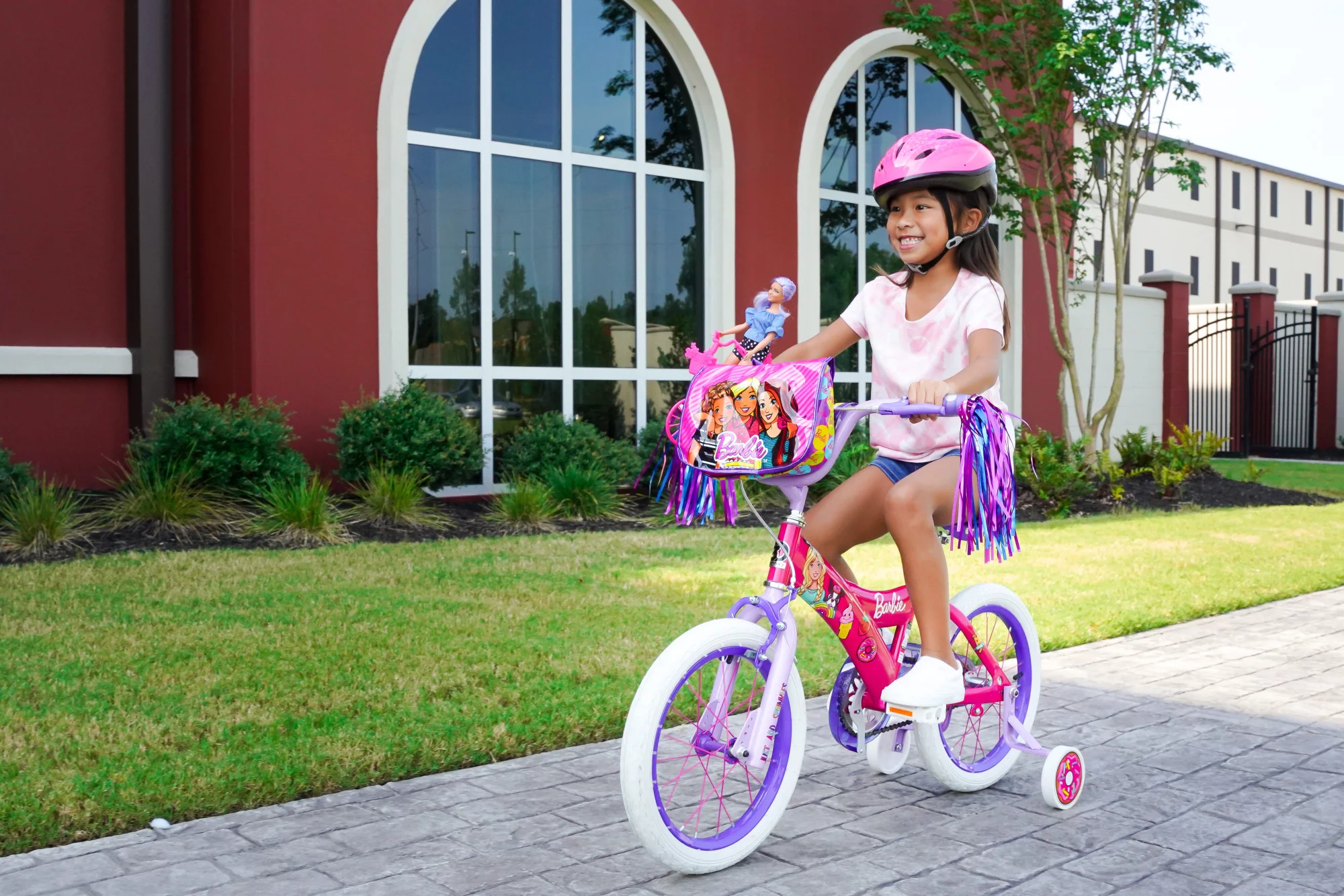 Dynacraft Barbie 16-Inch Girls BMX Bike For Age 5-7 Years - Womvr