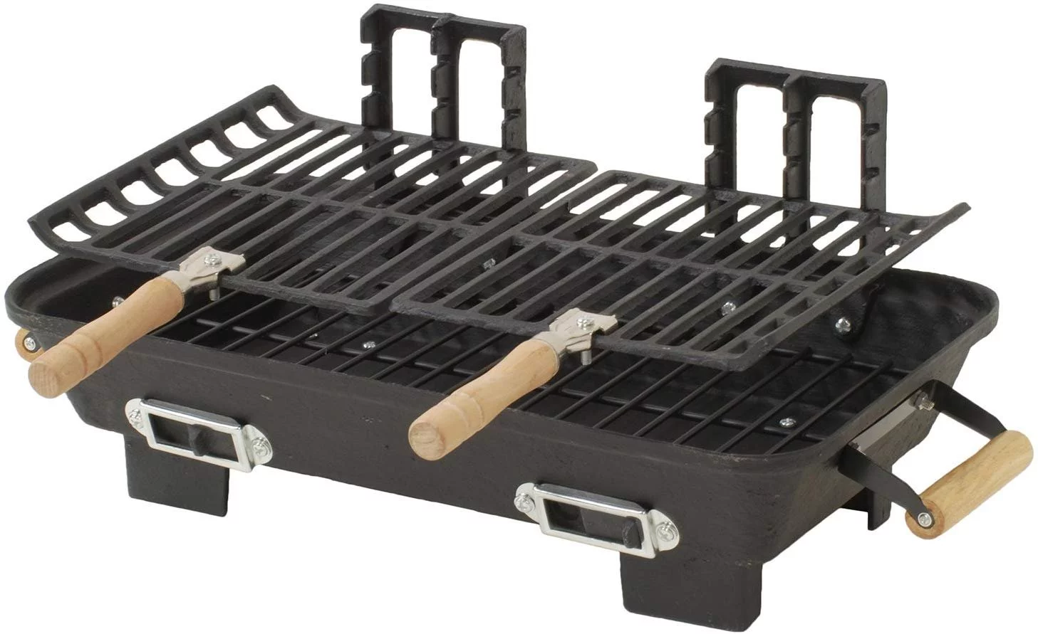 Marsh Allen 30052AMZ Kay Home Product's Cast Iron Hibachi Charcoal Grill, 10 by 18-Inch - Womvr