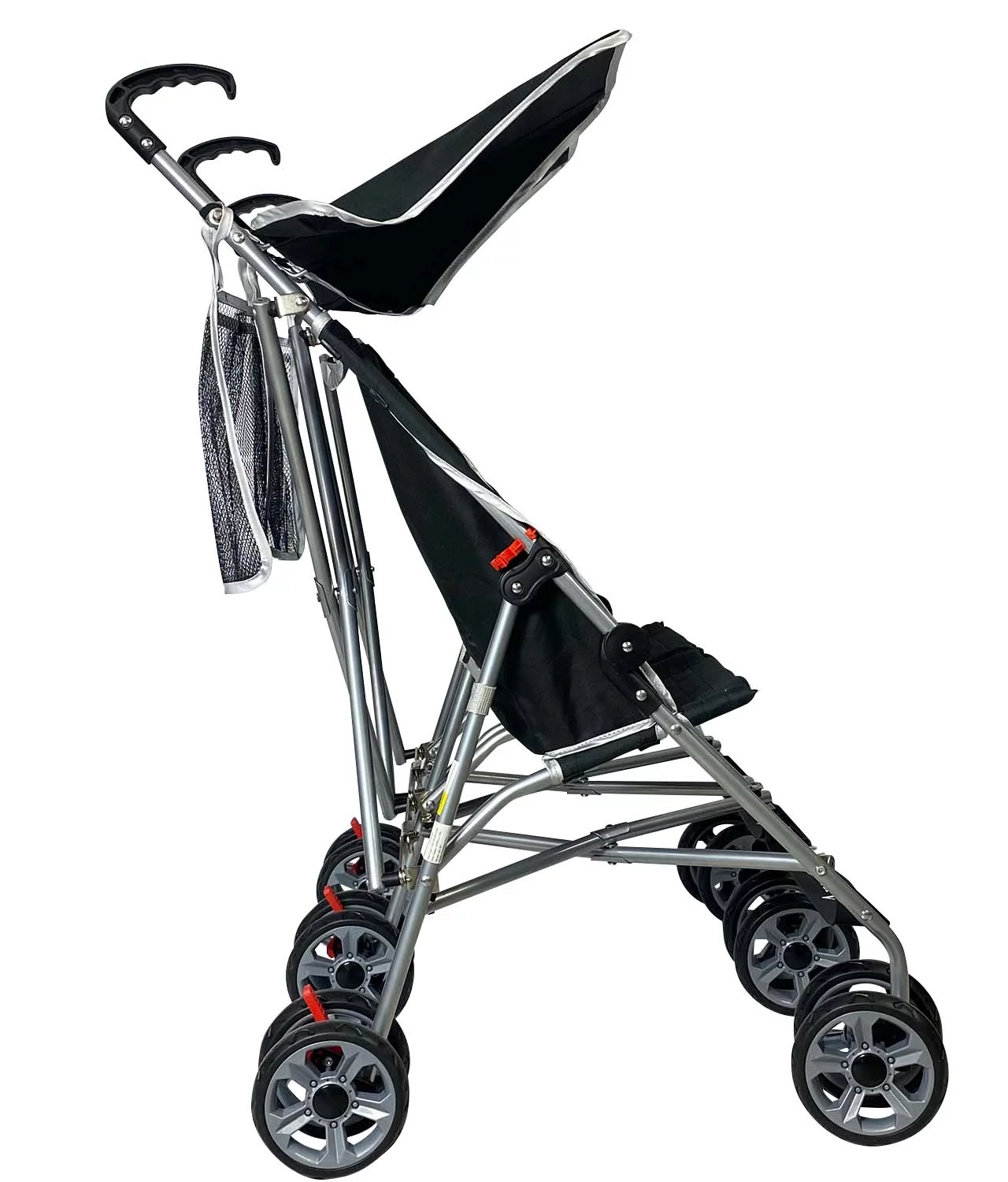 AmorosO Baby Umbrella Stroller with EVA Wheel Tire Black Double Stroller for Girls and Boys 42005 - Womvr