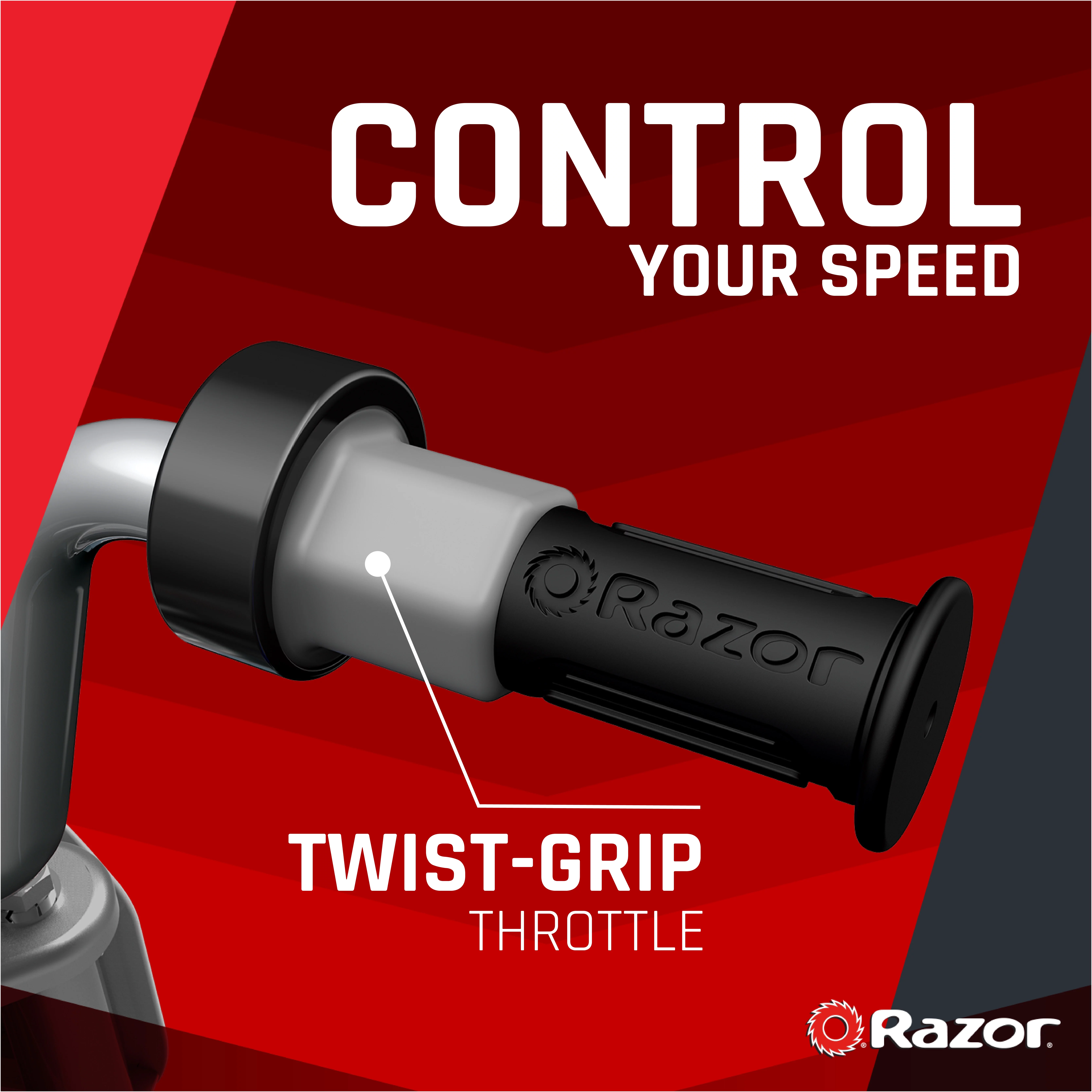 Razor Dirt Rocket MX350 - Black with Decals Included, 24V Electric-Powered Dirt Bike for Kids 13+ - Womvr