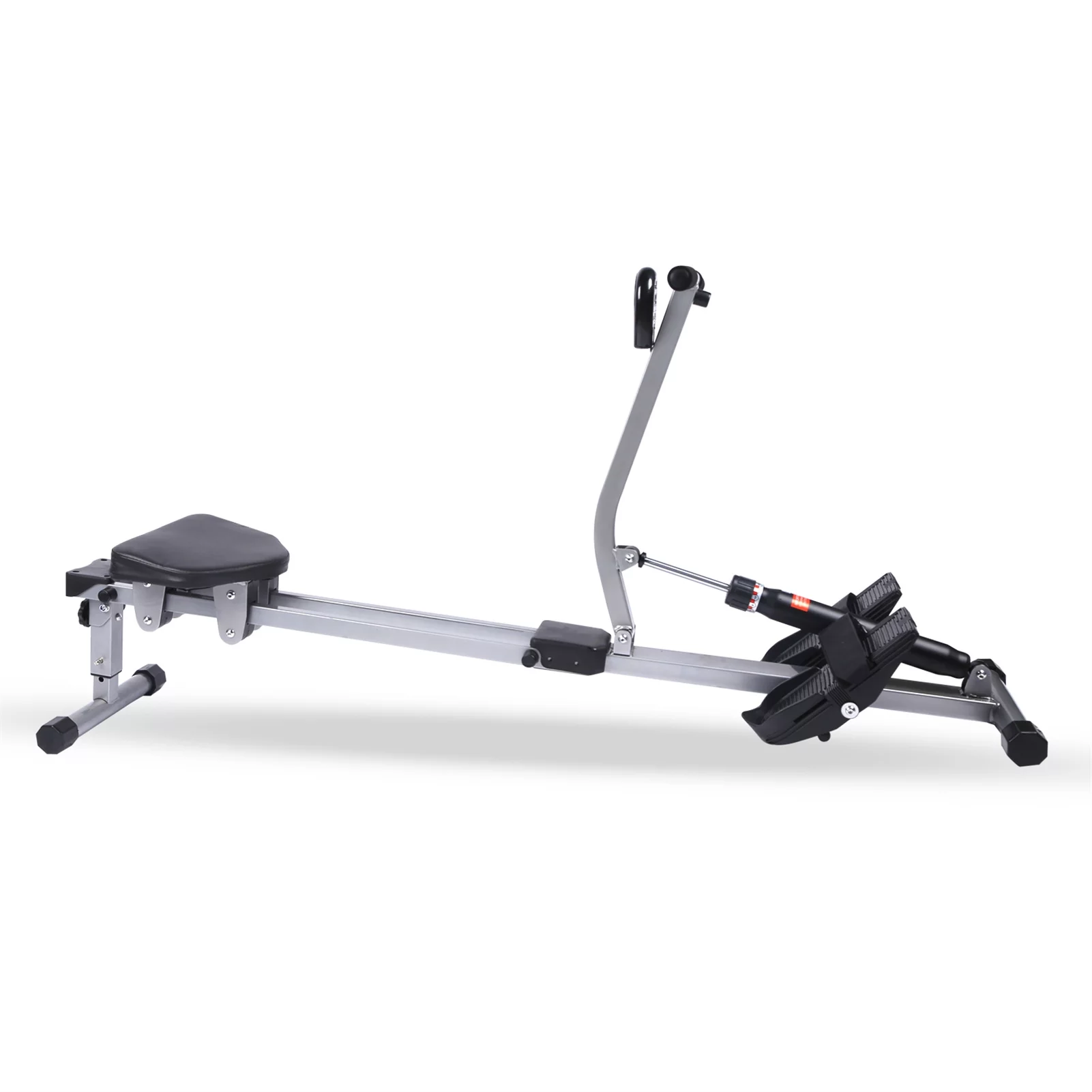 Cfowner Rowing Machine, Rower Ergometer with 12 Levels of Adjustable Resistance, 260 lbs of Maximum Load, Black - Womvr