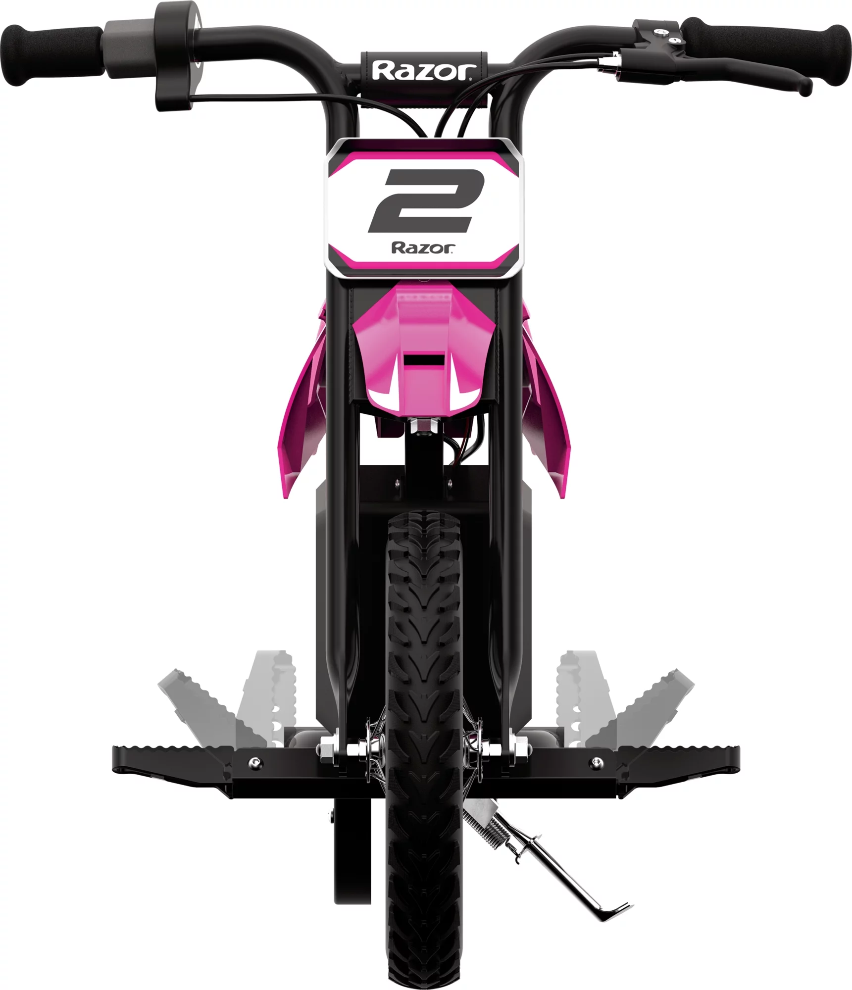 Razor Miniature Dirt Rocket MX125 Electric-Powered Dirt Bike - Black with Decal Included, Recommended For Kids 7+ Between 40 and 80 lbs - Womvr
