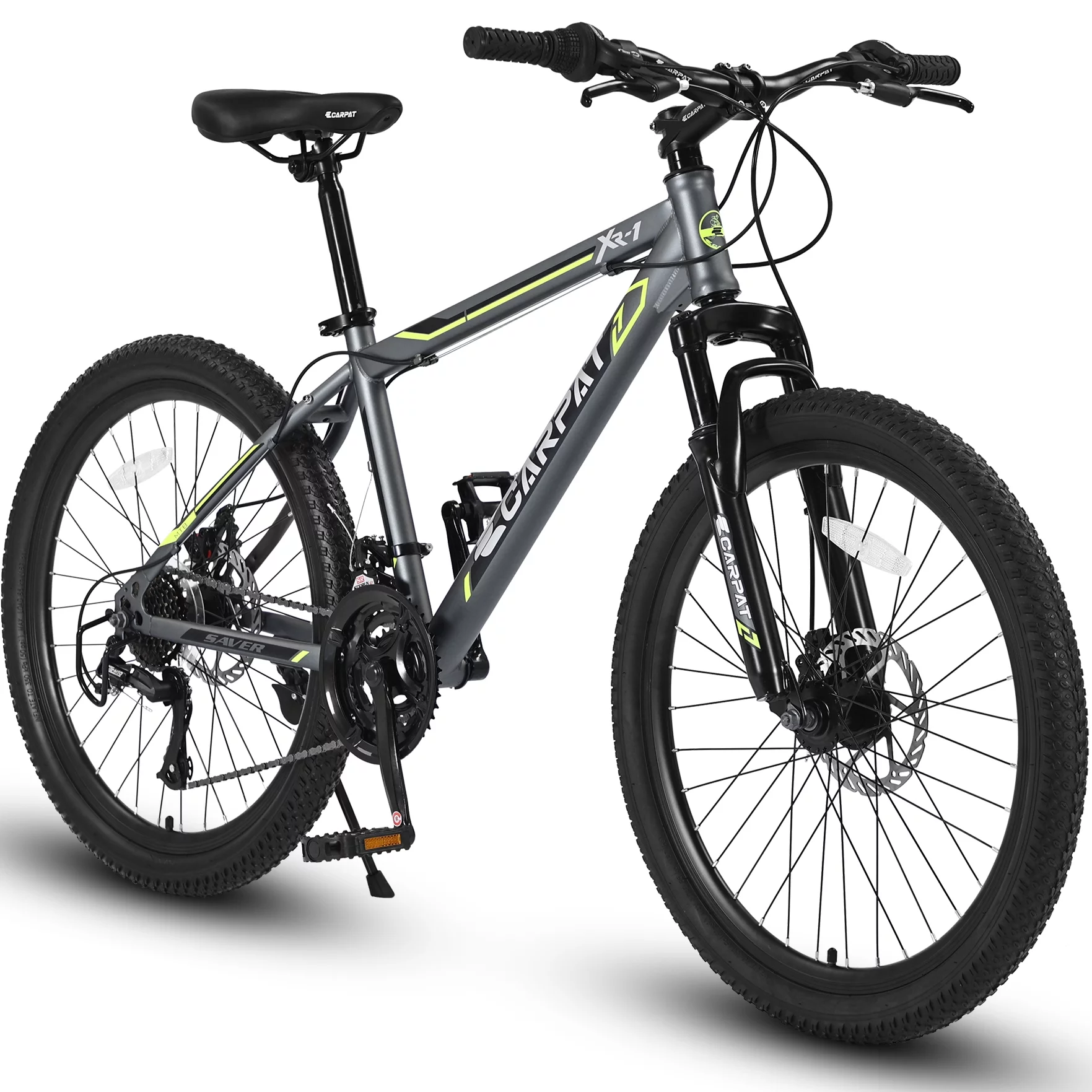 24 inch Kids Bike for Boys Girls, Kids Mountain Bike with Disc Brakes 21 Speed - Womvr